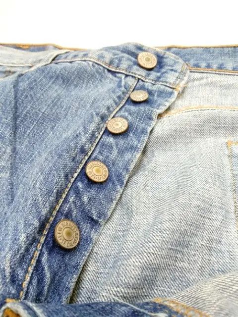 Levi's Vintage Levi's 501 Straight Leg Distressed Blue Washed 36x32 Size US 36 / EU 52 - 5 Thumbnail