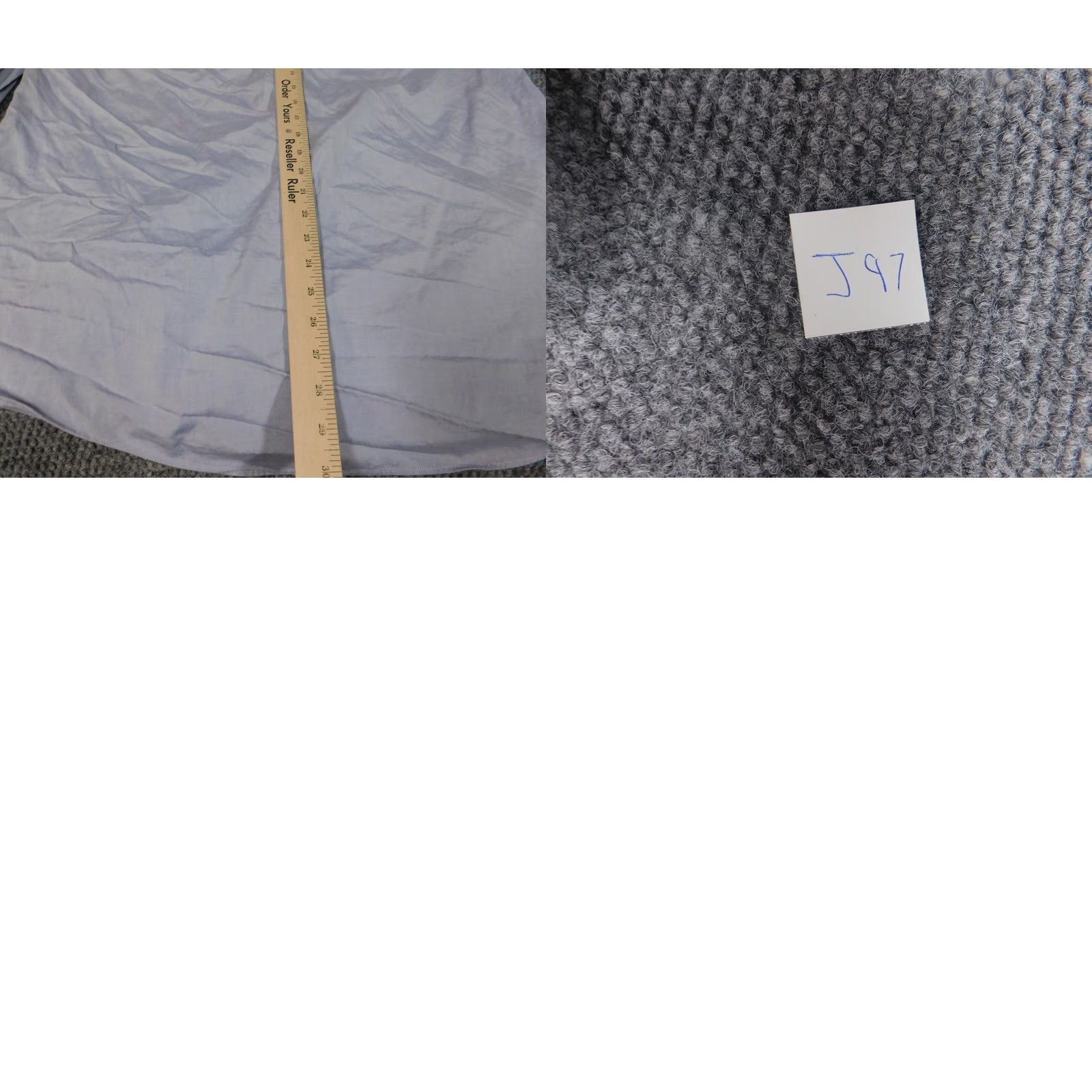 Bill Blass Bill Blass Mens Shirt Dress Shirt 16.5 Blue Oxford Button Down Regular Collar-Down Barrel Cuff Cotton Knit Non-Iron Modern Size US XL / EU 56 / 4 - 9 Thumbnail