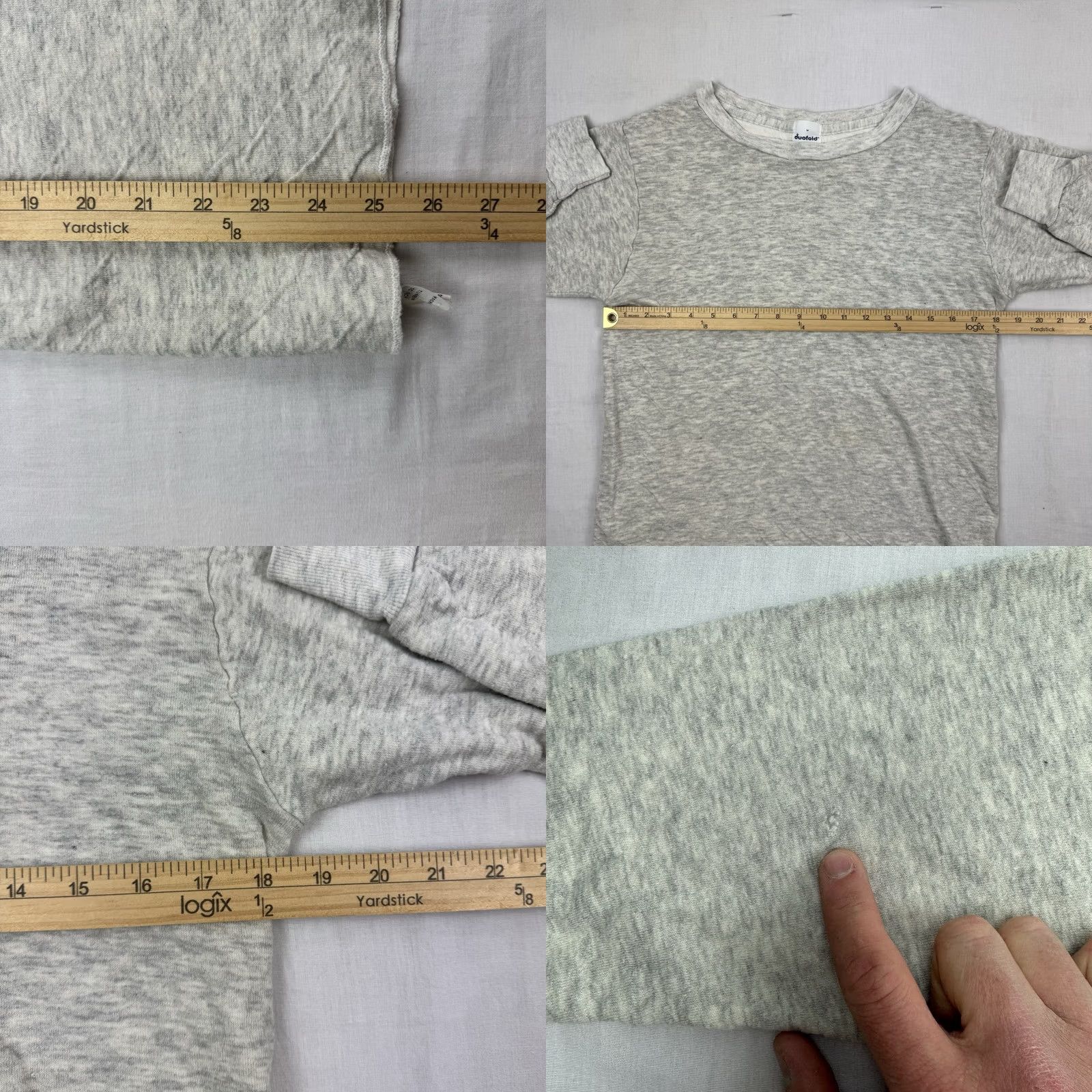 Vintage VINTAGE Duofold Thermal Shirt Mens Adult Medium 70s 80s Hipster USA Gray Long Sleeve Cotton Wool Nylon Slim T-Shirt Size US M / EU 48-50 / 2 - 8 Thumbnail
