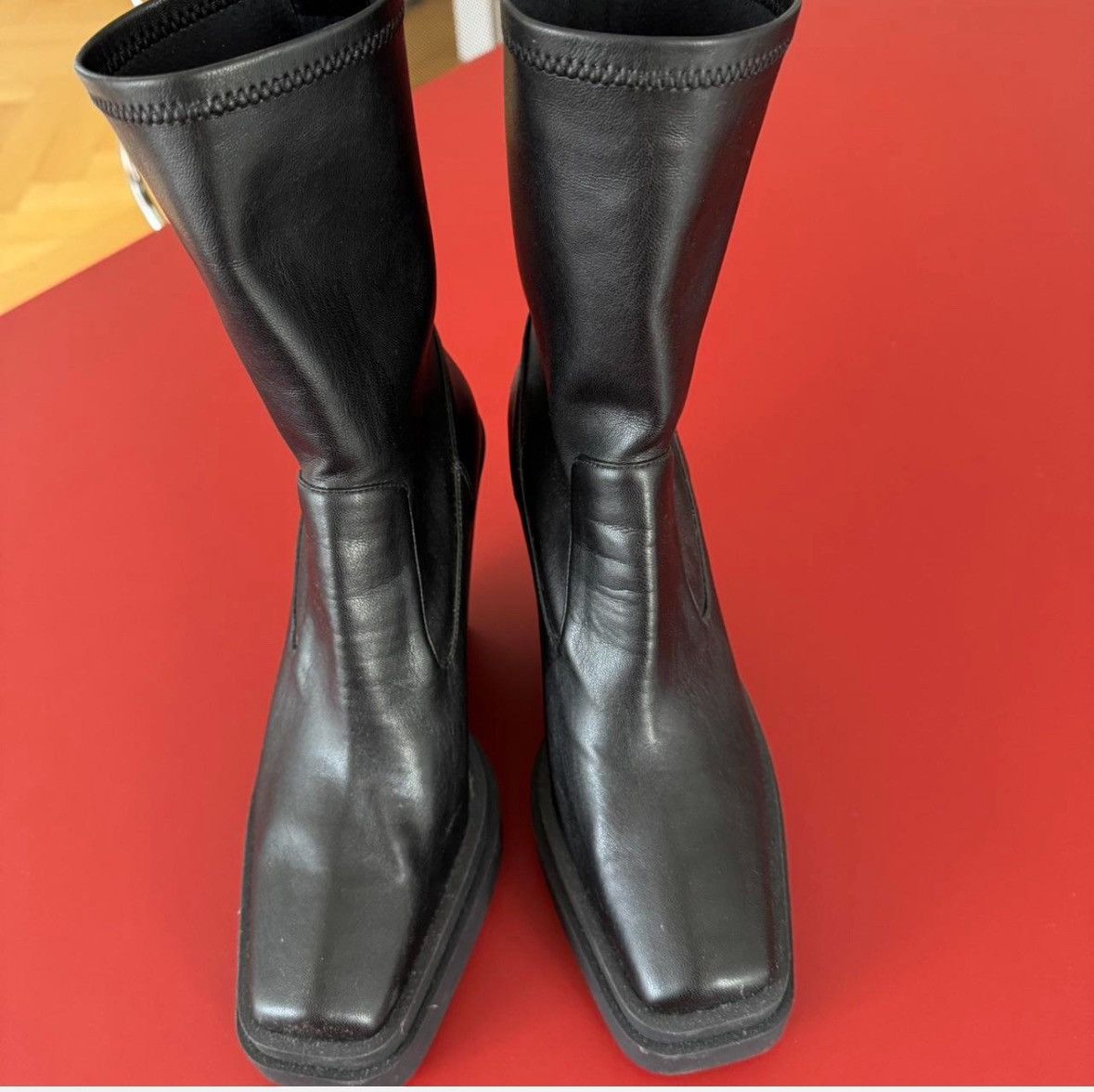 GIA BORGHINI Gia 15 faux leather ankle boots Size US 8 / IT 38 - 3 Thumbnail