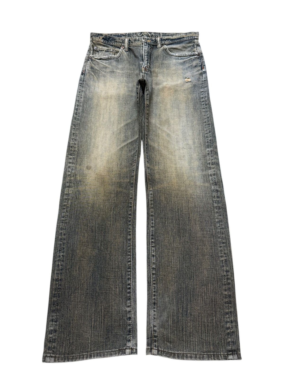 semanticdesign Vintage 90s Japanese Brand Mud Wash Faded Relaxed Wide Leg Size US 32 / EU 48 - 1 Thumbnail