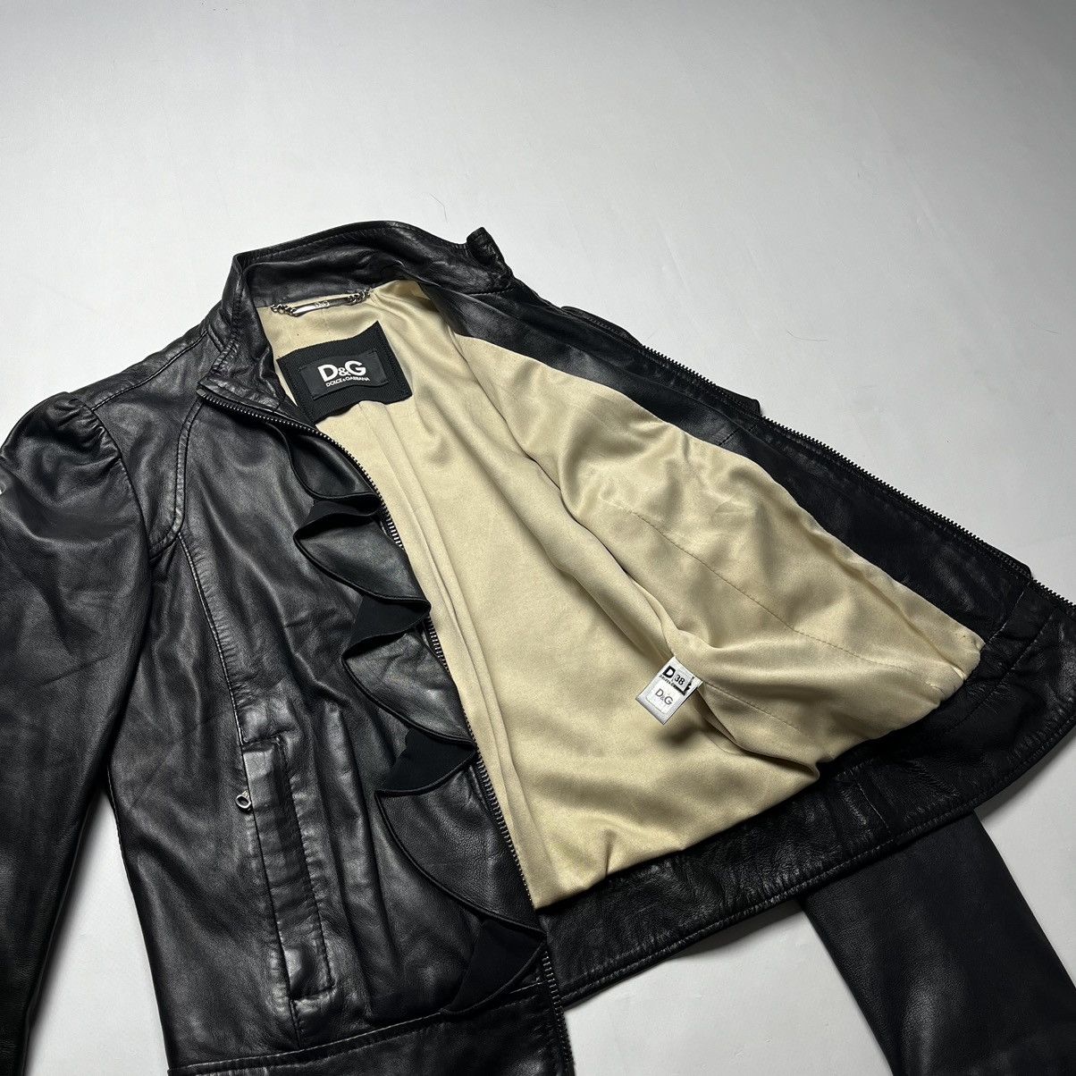 Dolce & Gabbana Dolce Gabbana Leather Jacket Size XS / US 0-2 / IT 36-38 - 8 Thumbnail