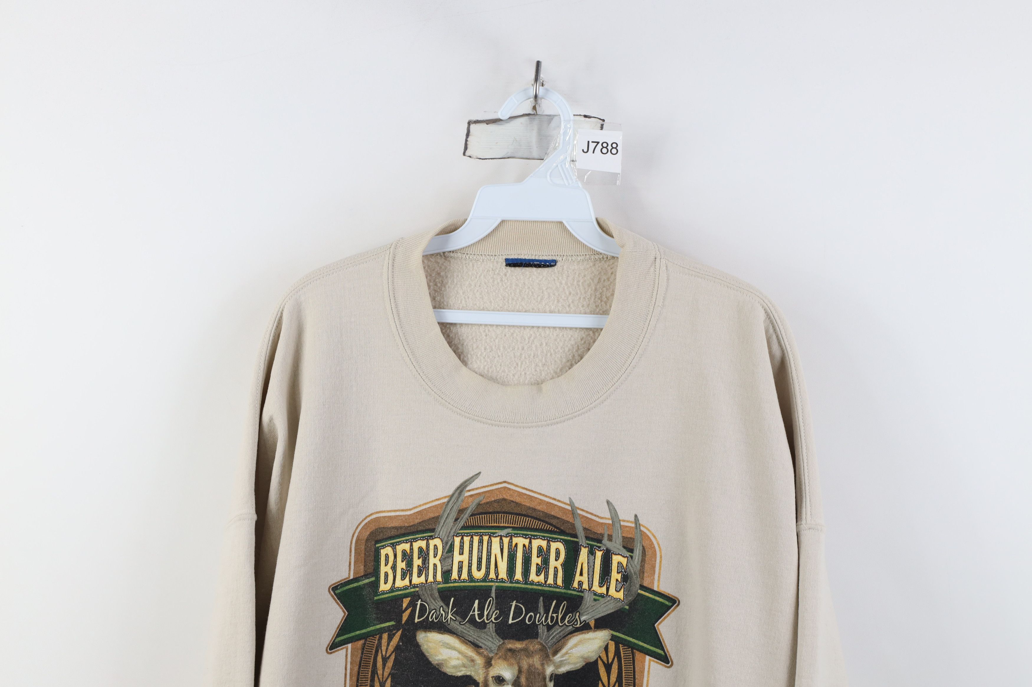 Vintage Vintage 90s Streetwear Beer Hunter Ale Buck Deer Sweatshirt Size US XXL / EU 58 / 5 - 2 Thumbnail