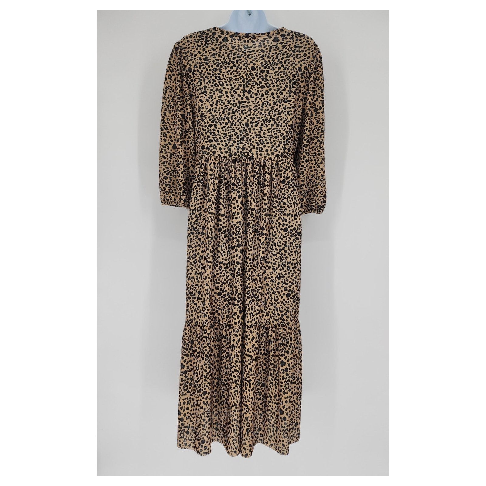 Pull & Bear Pull & Bear Leopard Print Tiered Maxi Dress Women’s Small Size S / US 4 / IT 40 - 11 Thumbnail