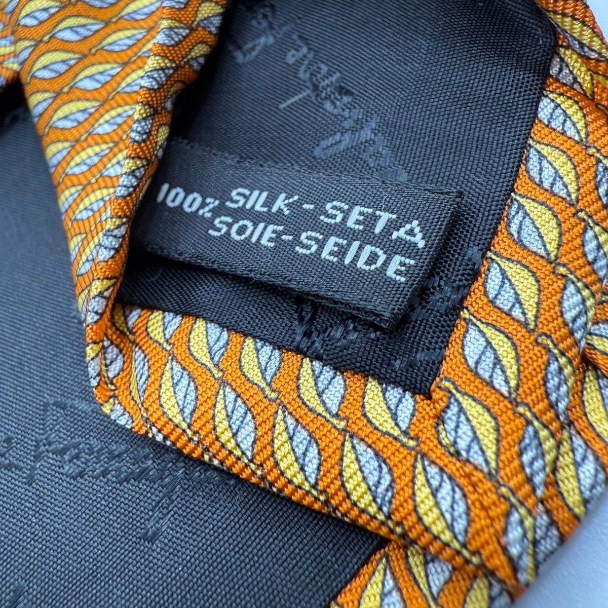 Salvatore Ferragamo Salvatore Ferragamo Silk Tie,Orange, Made in Italy, Like New Size ONE SIZE - 5 Thumbnail