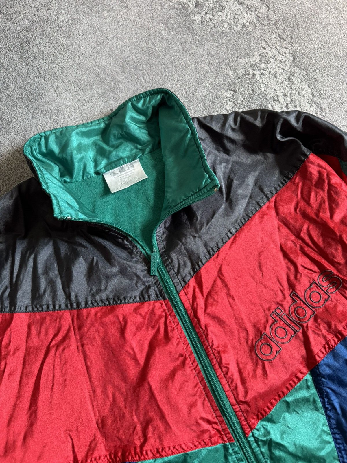 Adidas × Vintage Adidas M/L zip track light Olympian jacket retro vintage 90s Size US L / EU 52-54 / 3 - 8 Thumbnail