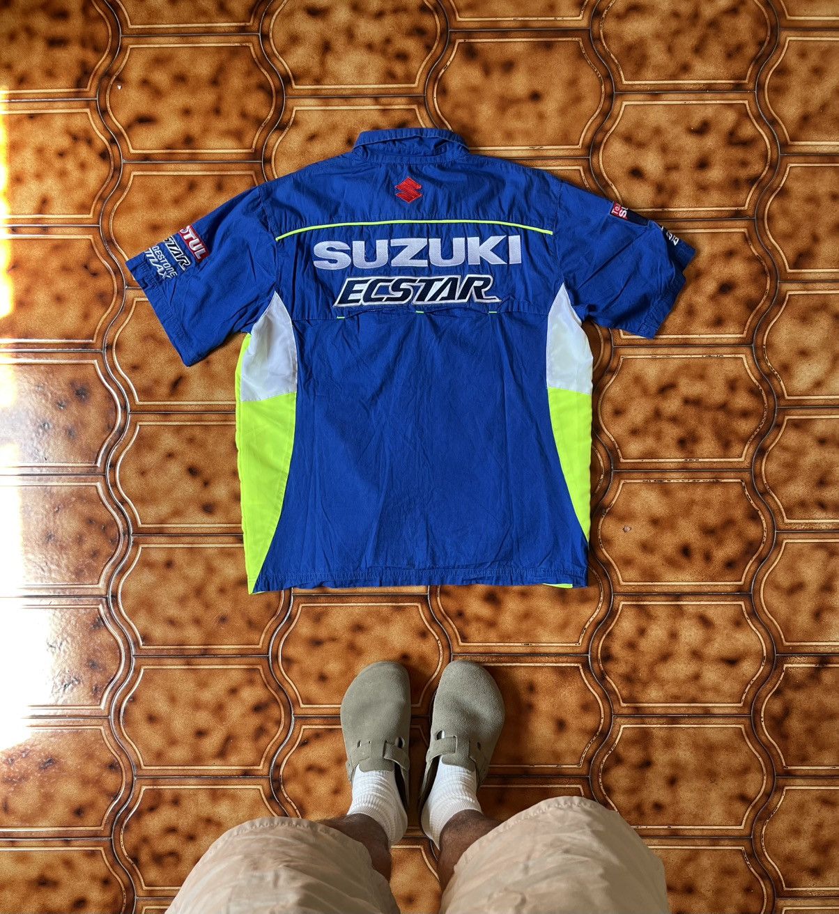 NASCAR Suzuki Motorbikes shirt workwear vintage retro exclusive y2k Size US M / EU 48-50 / 2 - 2 Thumbnail