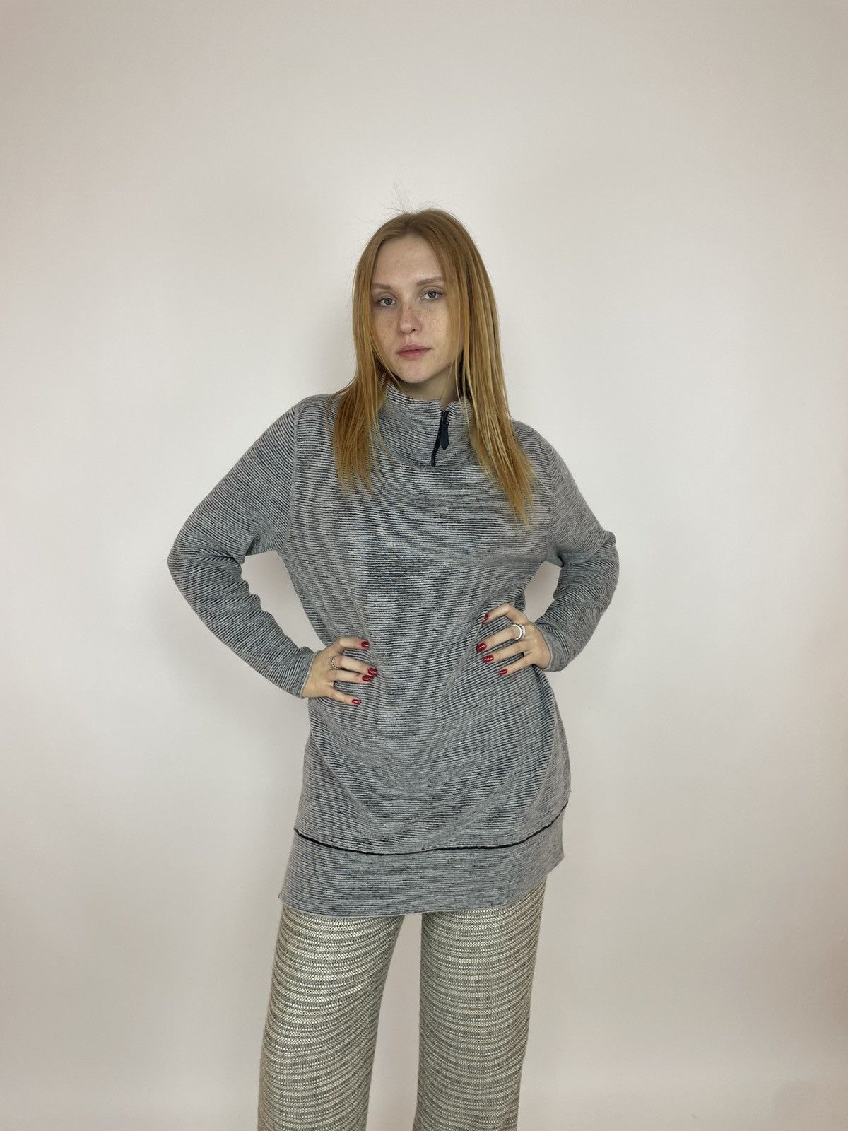 Annette Gortz × Designer annette gortz wool long sweater half zip Womens size XL Size XL / US 12-14 / IT 48-50 - 2 Thumbnail