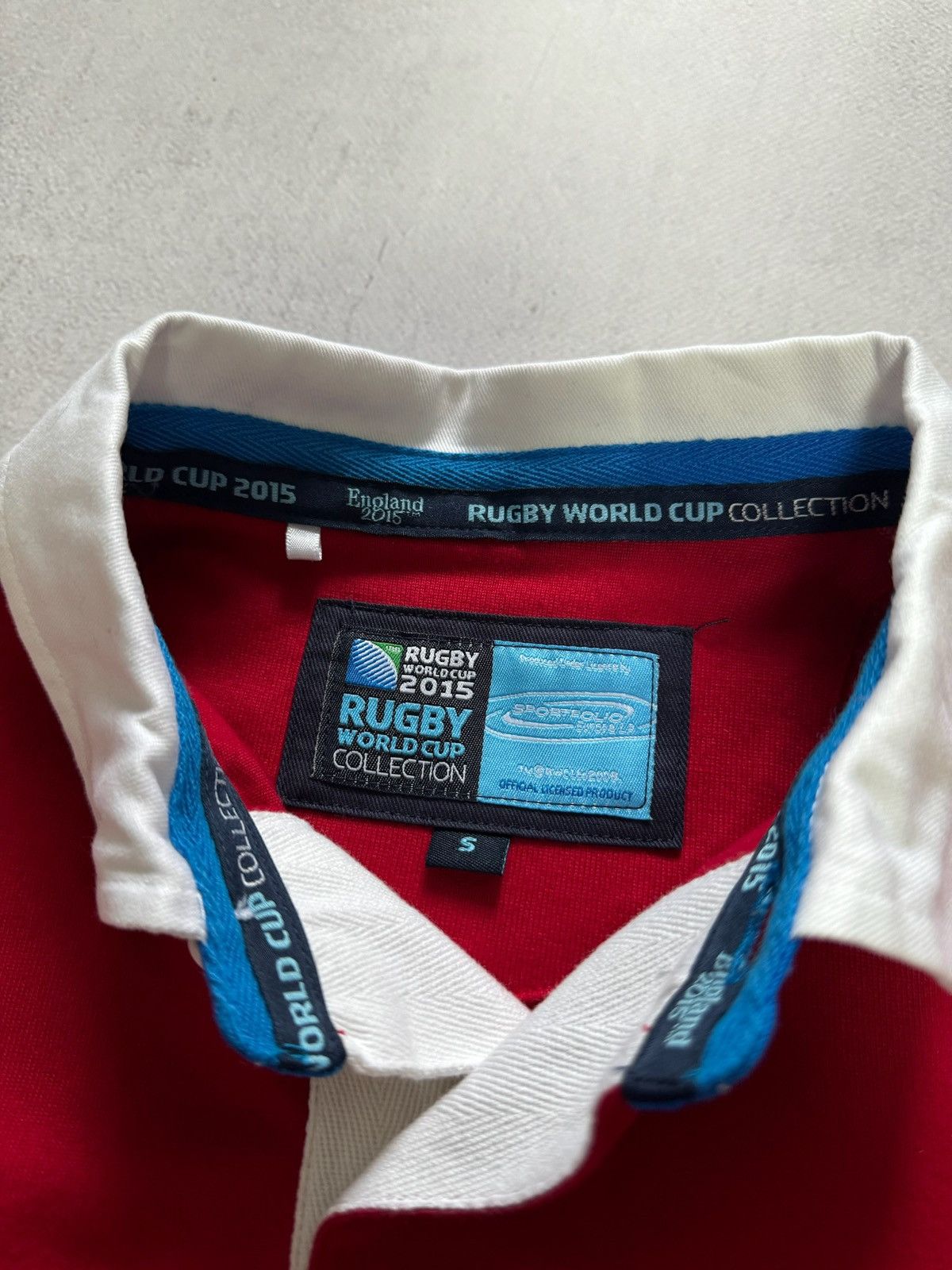 Vintage Vintage England Rugby World Cup 2015 All Teams Polo T Shirt Size US S / EU 44-46 / 1 - 8 Thumbnail