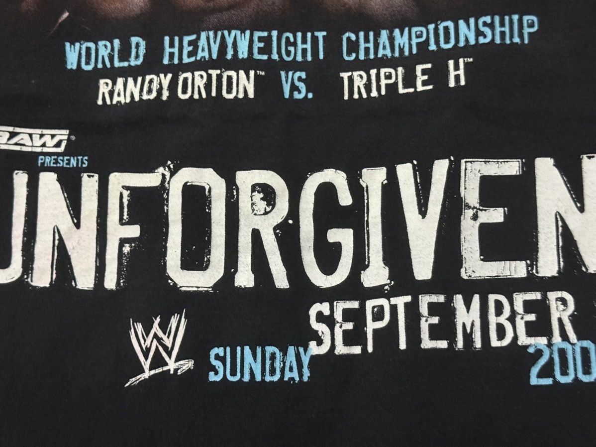 WWE Vintage 00s WWE Unforgiven 2004 PPV T Shirt Size US L / EU 52-54 / 3 - 5 Thumbnail