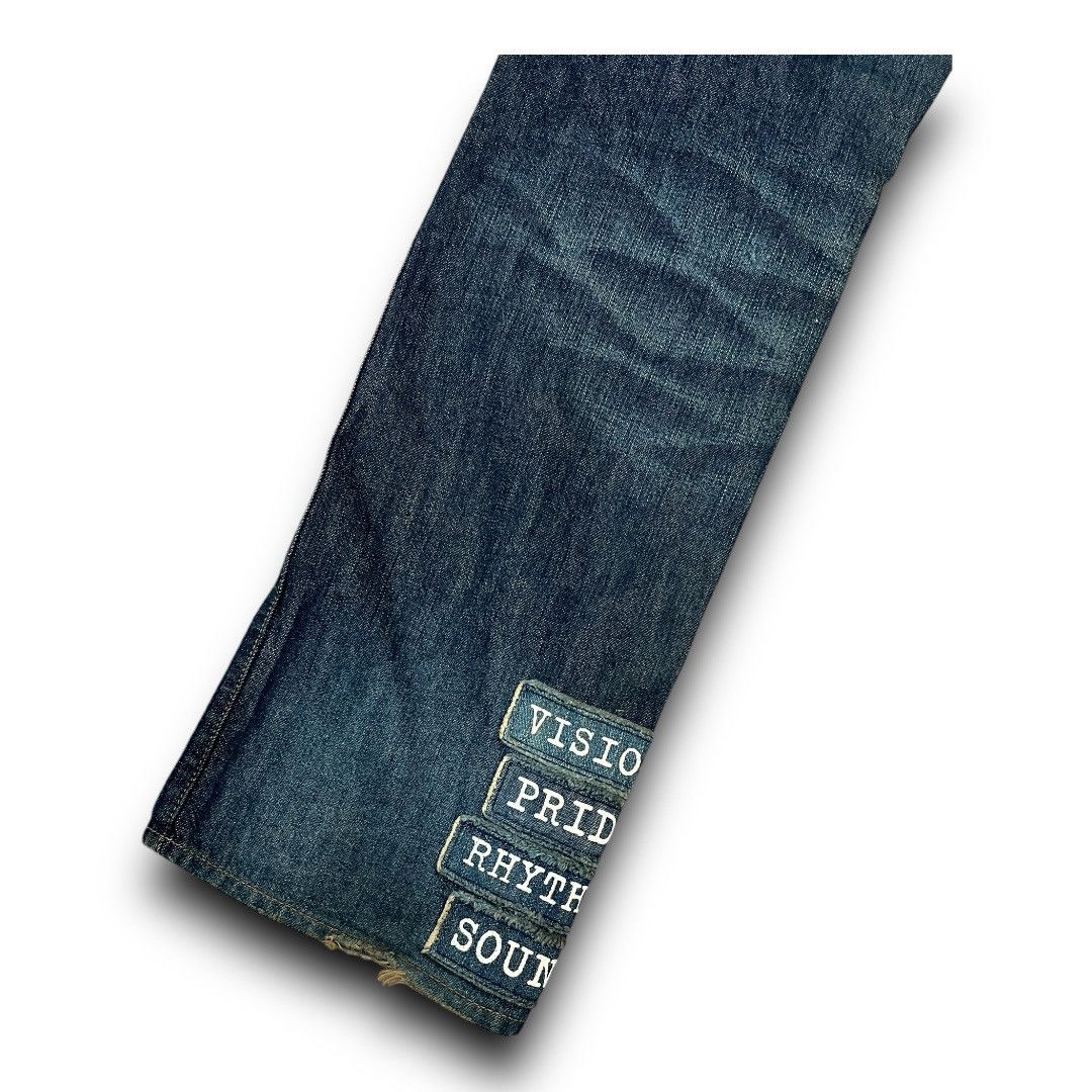 Japanese Brand × Number (N)ine NUMBER NINE DISTRESSED AND PATCHES JAPANESE BRAND DENIM Size US 31 - 13 Thumbnail