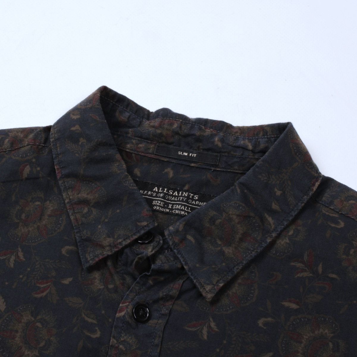 Allsaints × Designer ALLSAINTS Ashbury Long Sleeve Floral Button Down Shirt Size US XS / EU 42 / 0 - 7 Thumbnail