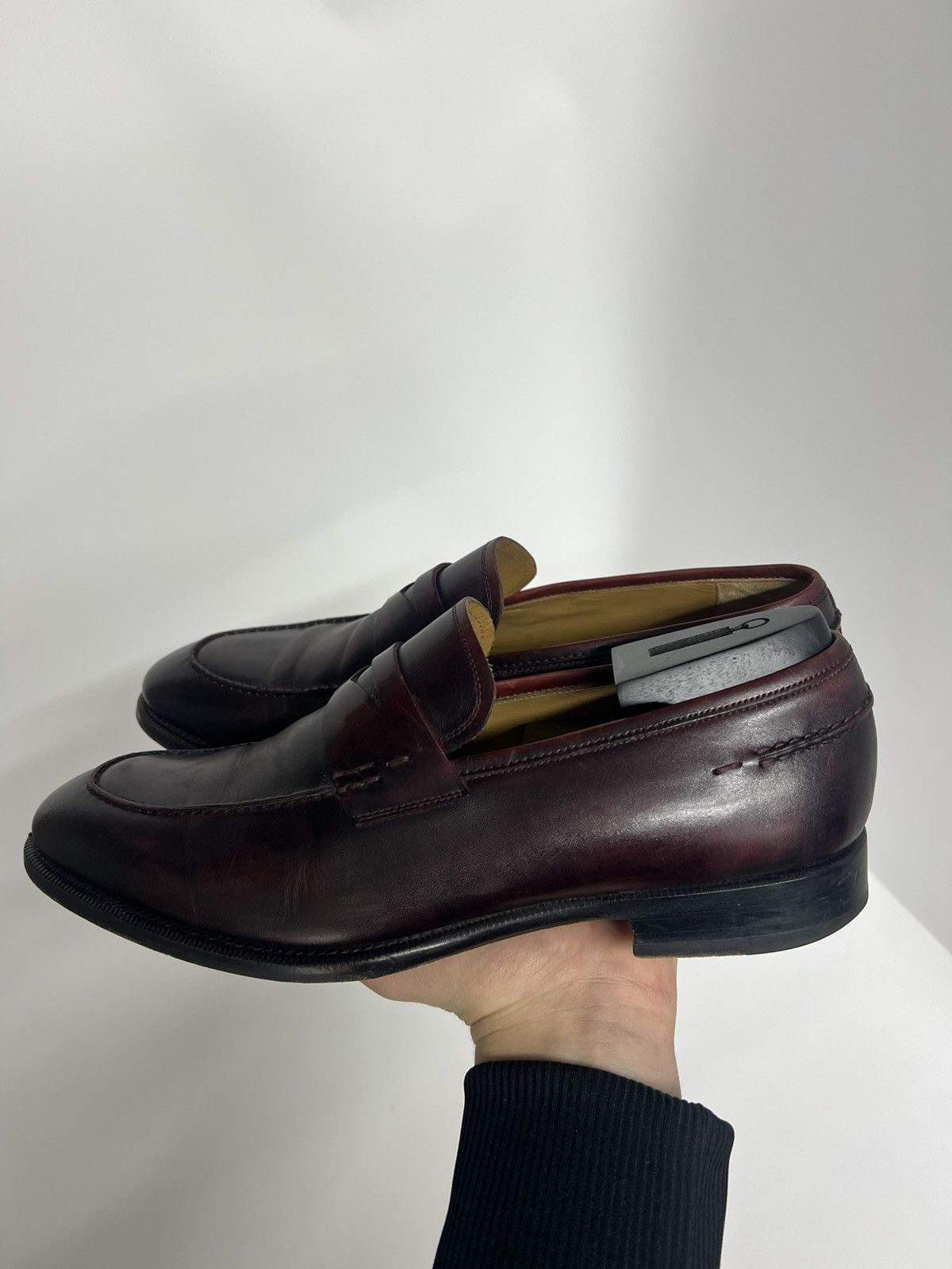 Magnanni Vintage luxury designer Magnanni Leather Dress Shoes Size 42 Size US 9 / EU 42 - 11 Thumbnail