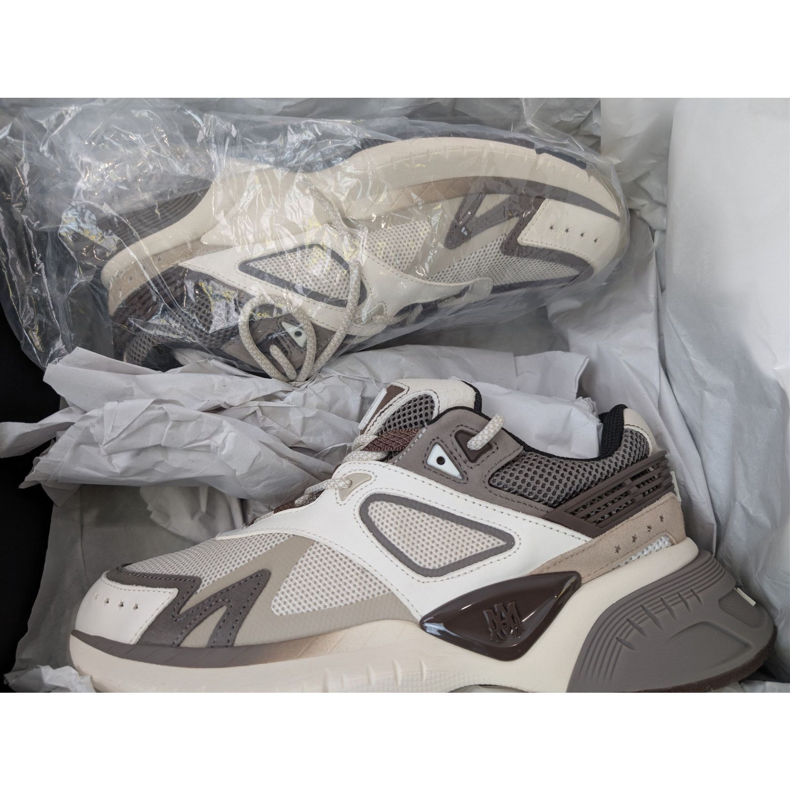 Amiri o1rshd1 Q:2 / MA Runners Sneakers in Brown Size US 11 / EU 44 - 19 Thumbnail