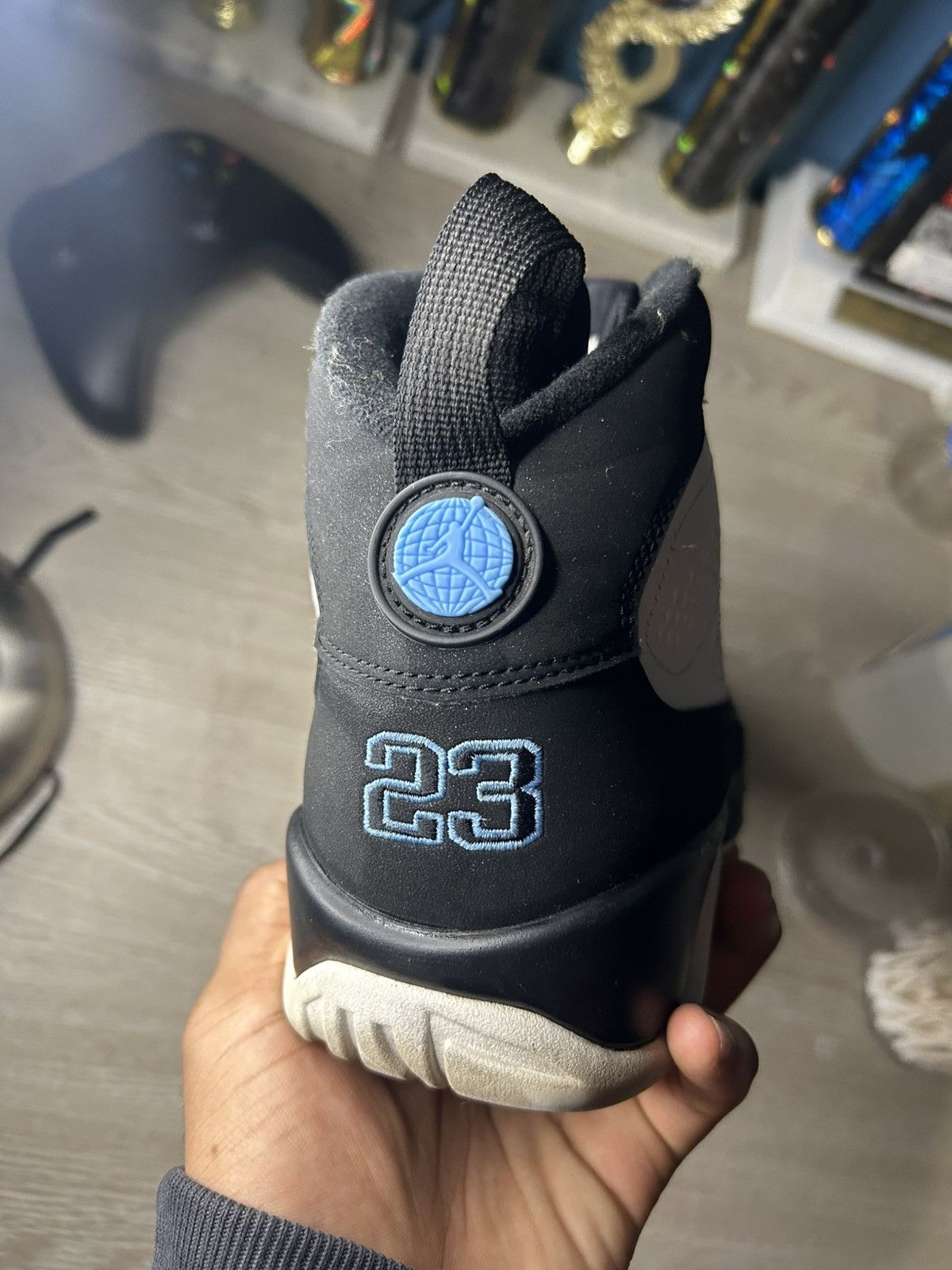 Jordan Brand Air Jordan Retro 9 “University Blue” Size US 9.5 / EU 42-43 - 6 Thumbnail