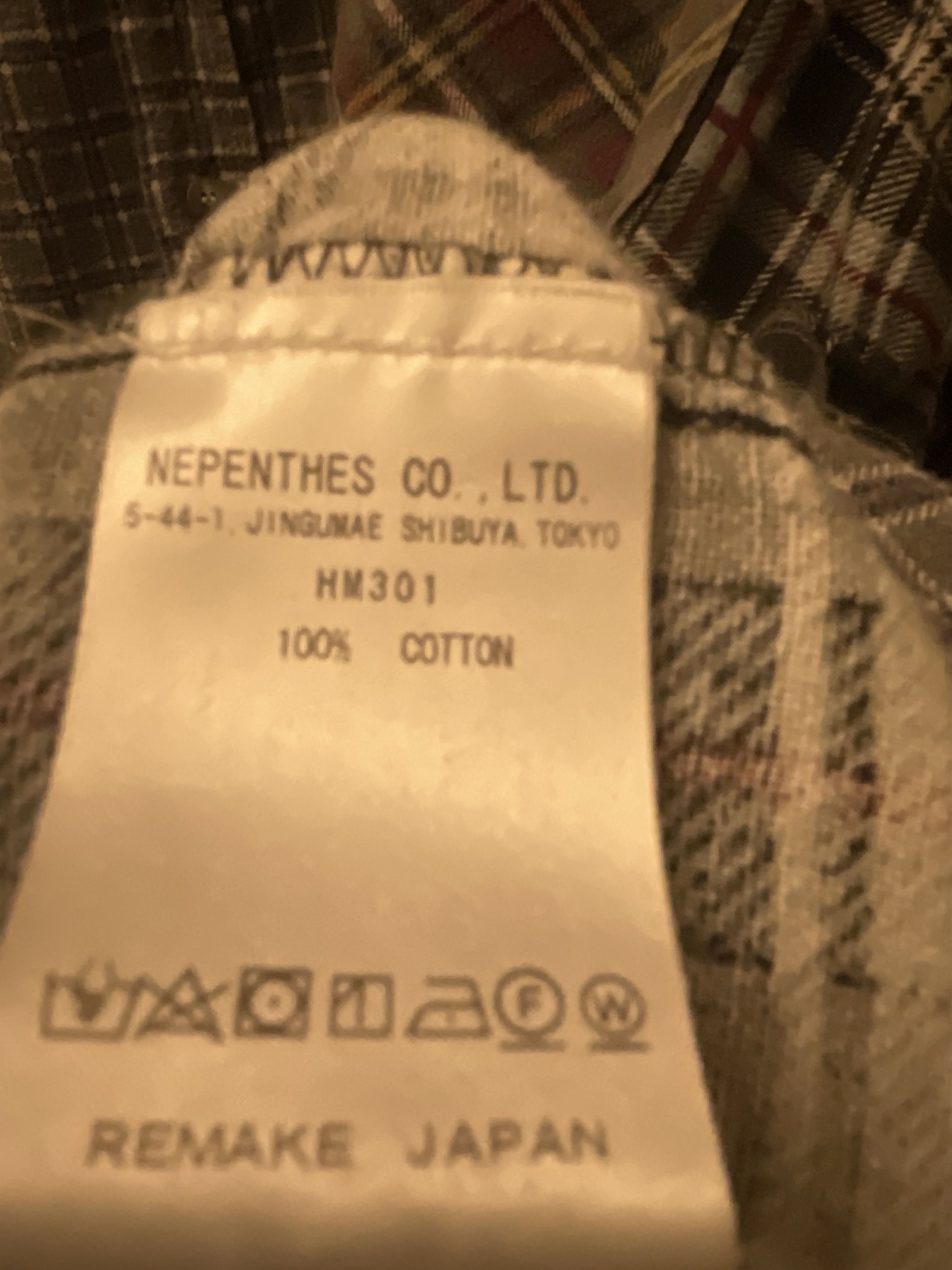 Needles Rebuild by Needles 7 Cut Flannel DS Size US L / EU 52-54 / 3 - 9 Thumbnail