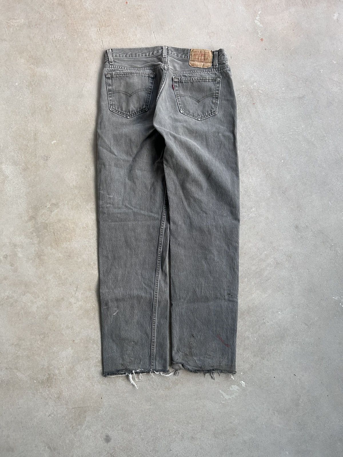 Levi's Vintage 80s Levi's 501 Jeans Made in USA 31x30 Distressed Size US 31 - 2 Thumbnail