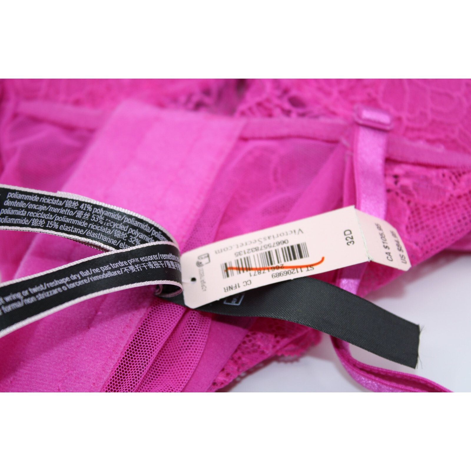 Victoria's Secret New VICTORIA’S SECRET Plunge Bombshell Push Up Corset 32D Size ONE SIZE - 5 Thumbnail