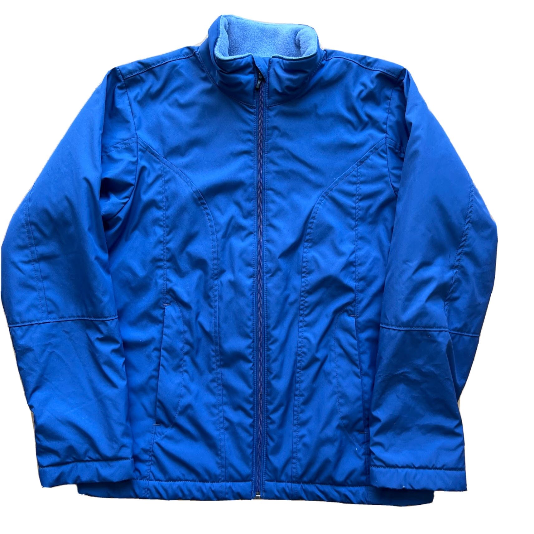 Patagonia Patagonia Synchilla Jacket Women's Small Blue Full Zip Shelled Bomber Outerwear Size S / US 4 / IT 40 - 2 Thumbnail