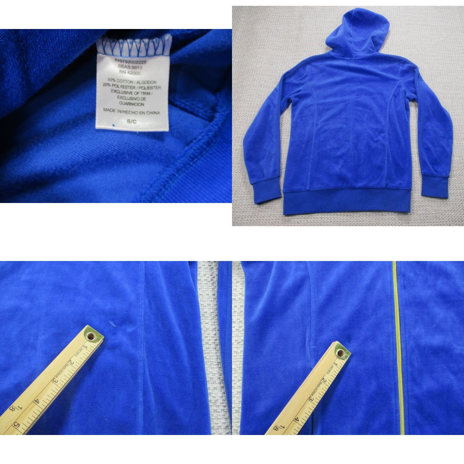Everlast Everlast Sweatshirt Womens Small Hoodie Fleece Blue Full Zip Sports Gym Boxing Size S / US 4 / IT 40 - 9 Thumbnail