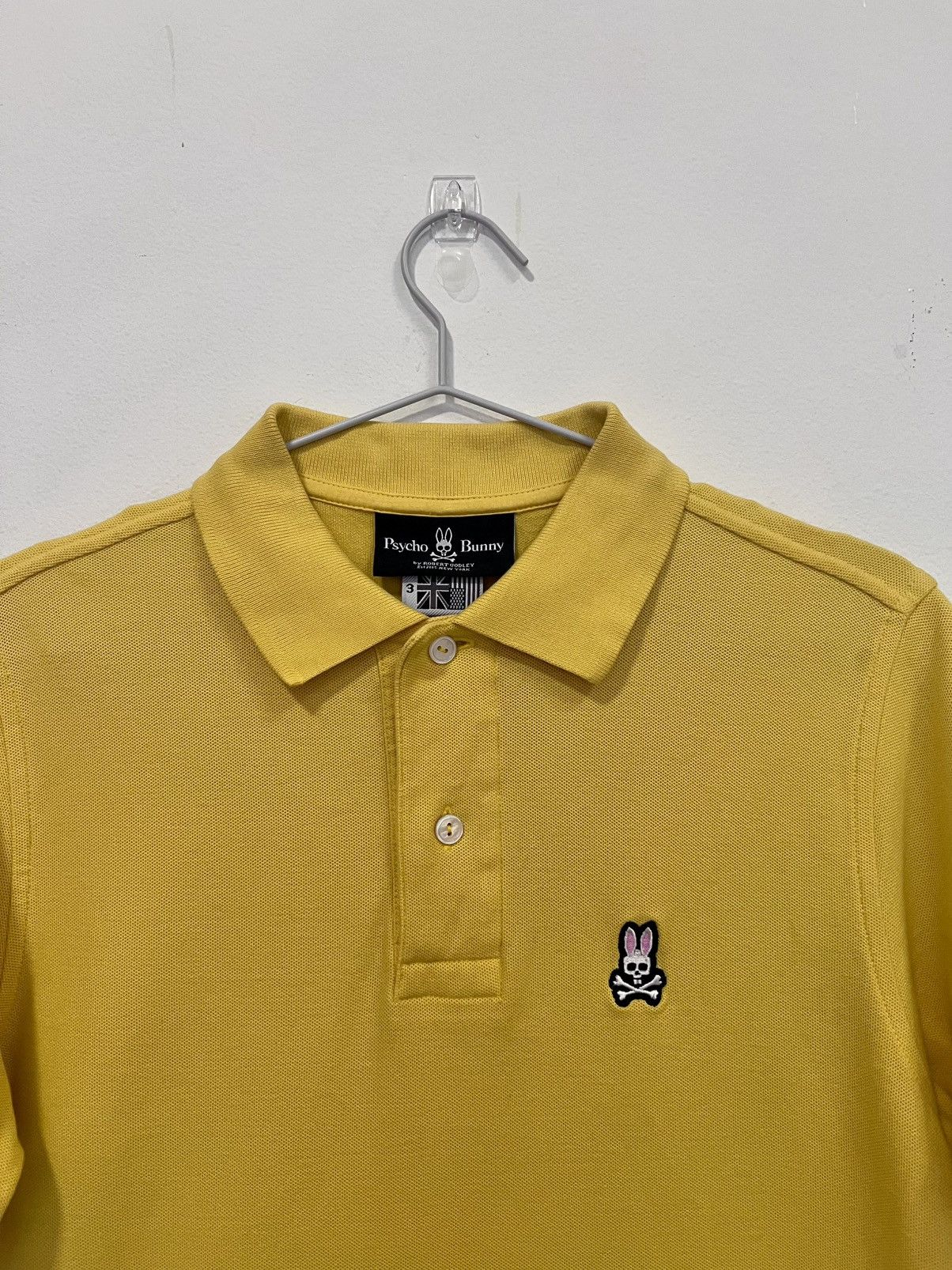 Psycho Bunny Psycho Bunny Mustard Yellow Polo Shirt – Size 3 (M) Size US M / EU 48-50 / 2 - 4 Thumbnail