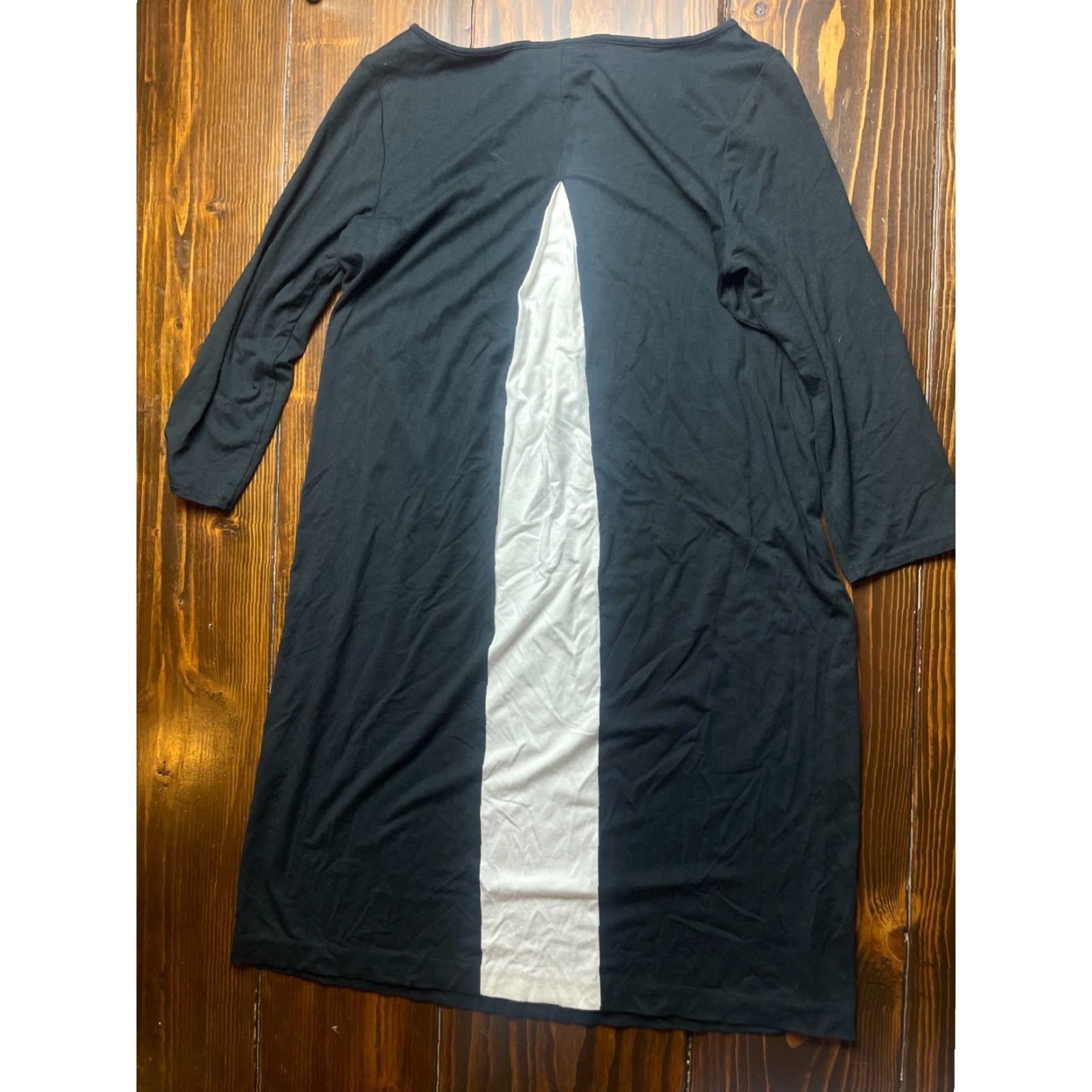 J. Jill J.Jill Dress Women’s Size Small Black Knee Length Boatneck Back Slit Sweater Dress Redo? Size S / US 4 / IT 40 - 6 Thumbnail