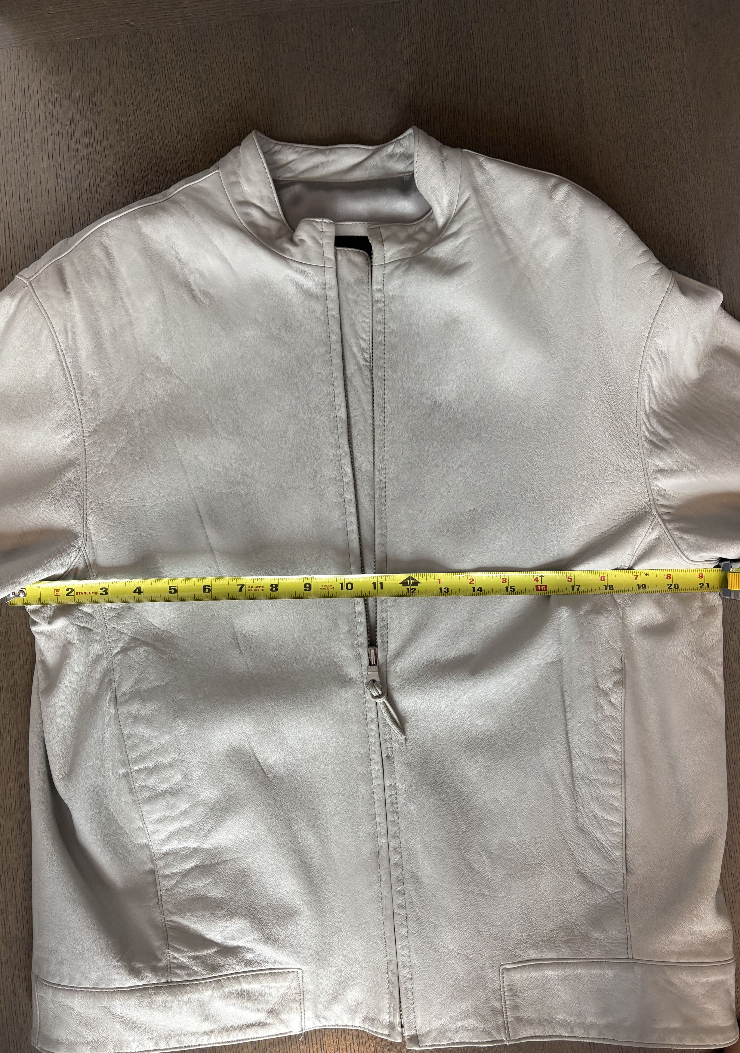 Andrew Marc Vintage Andrew Marc White Leather Bomber Size US S / EU 44-46 / 1 - 5 Thumbnail