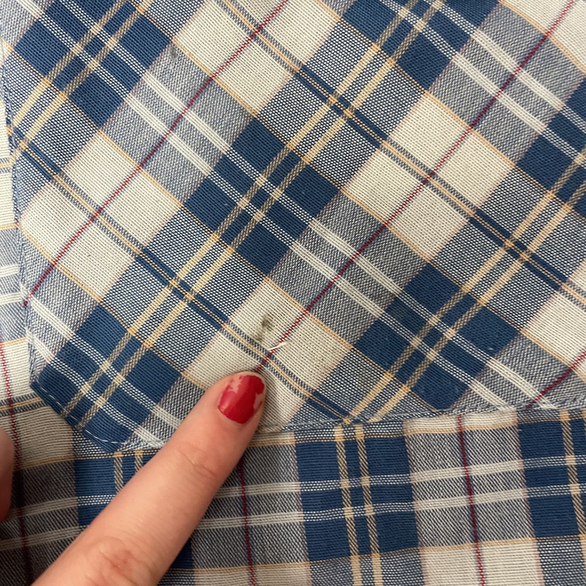 Sears Vtg Sears Work Wear SHADOW PLAID Rockabilly Thin Shirt Size US XL / EU 56 / 4 - 7 Thumbnail
