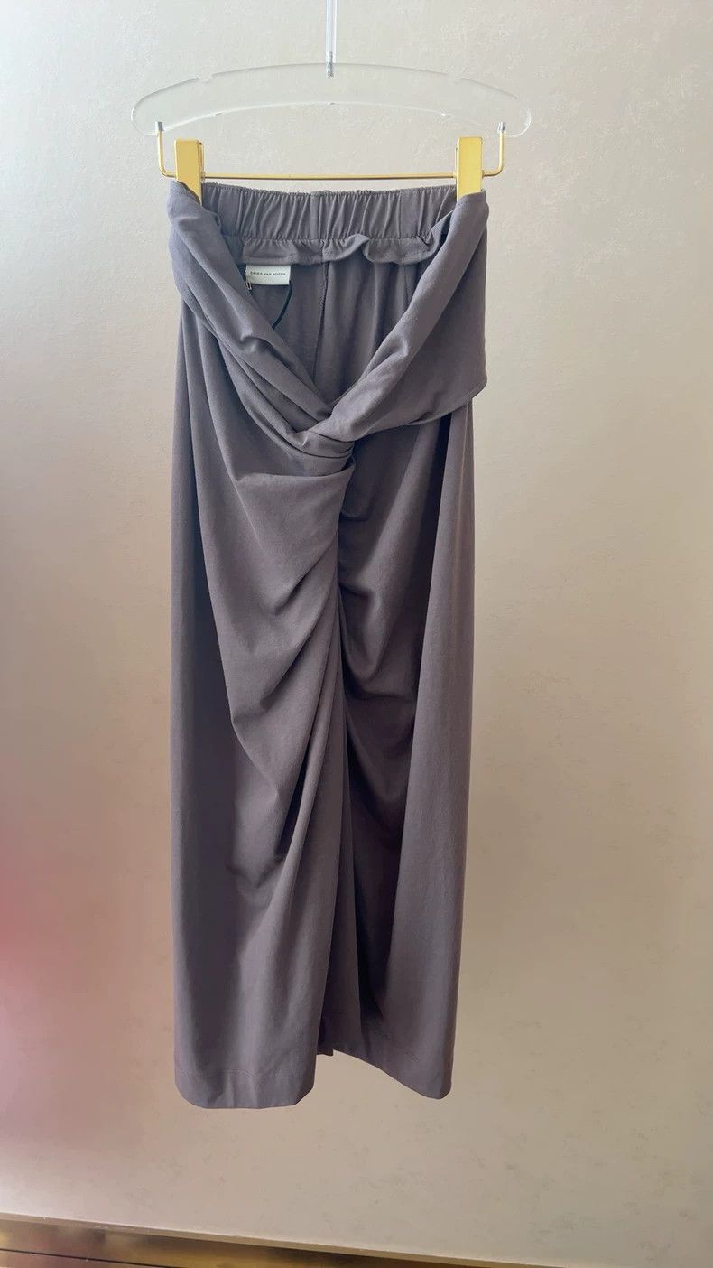 Dries Van Noten DRIES VAN NOTEN size:M Black knot design skirt Size 23" - 2 Thumbnail