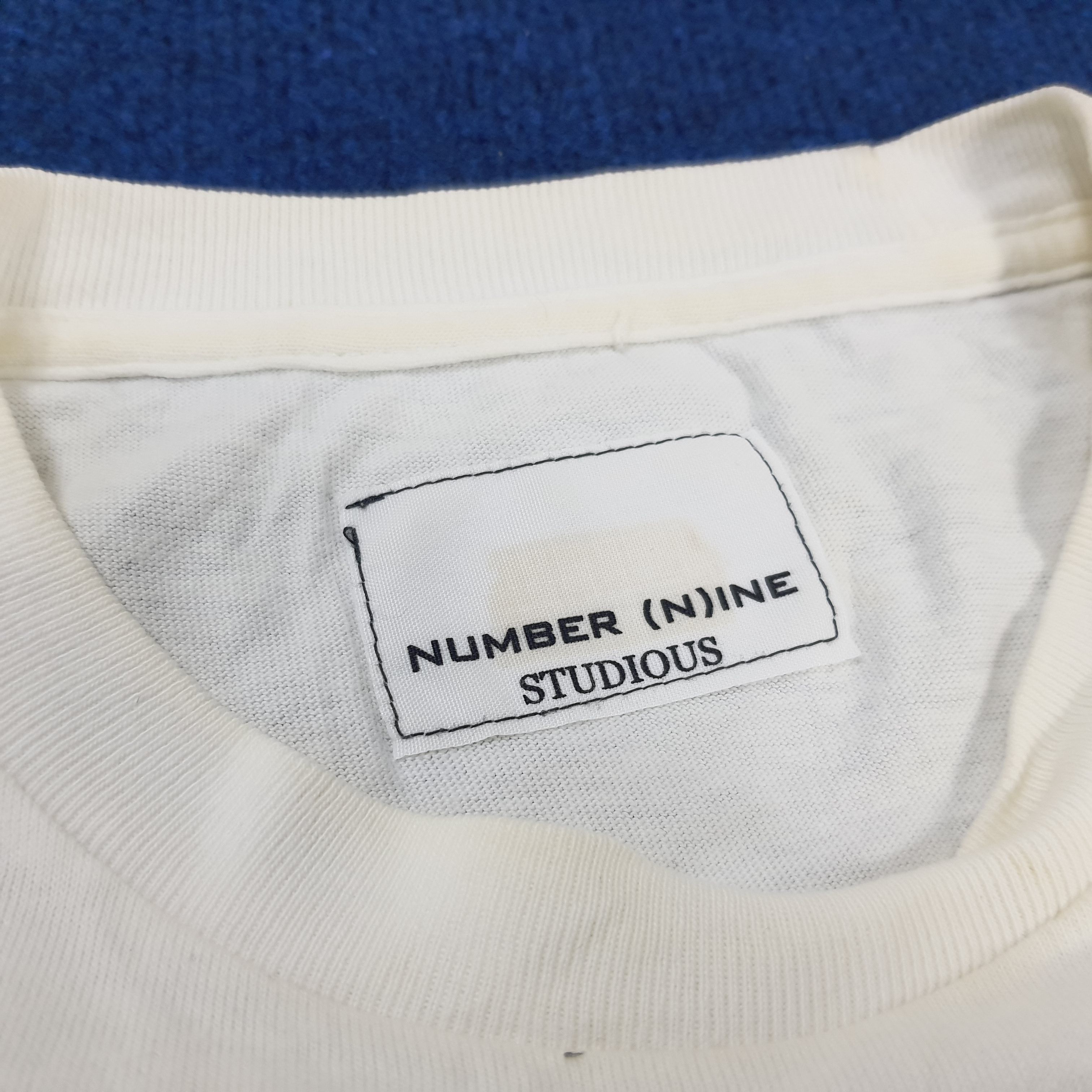 Japanese Brand × Number (N)ine × Vintage Vintage Number Nine Studious Anti World Japan Brand Tshirt Size US L / EU 52-54 / 3 - 4 Thumbnail