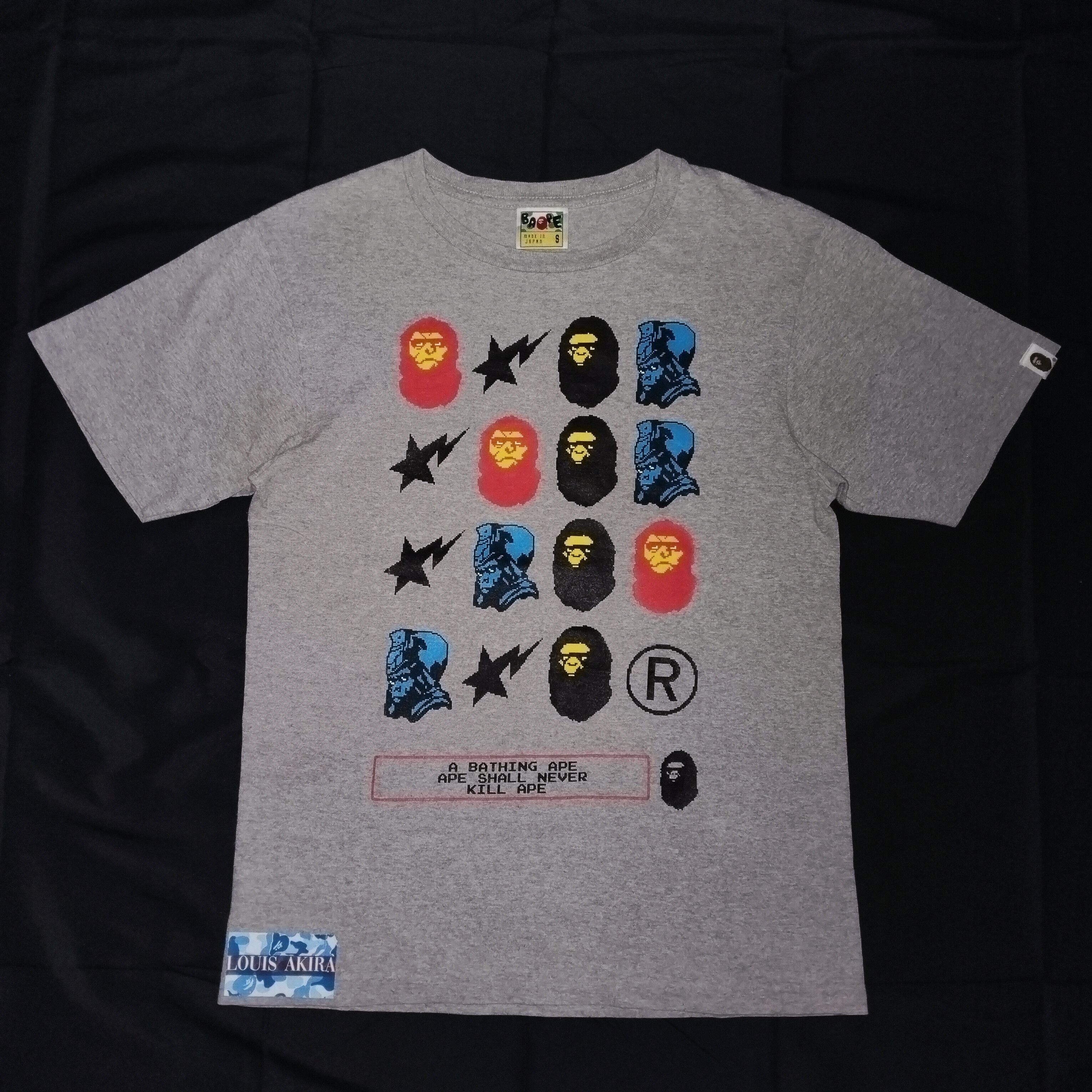 Bape Bape Multilogo Tee Size US S / EU 44-46 / 1 - 1 Thumbnail