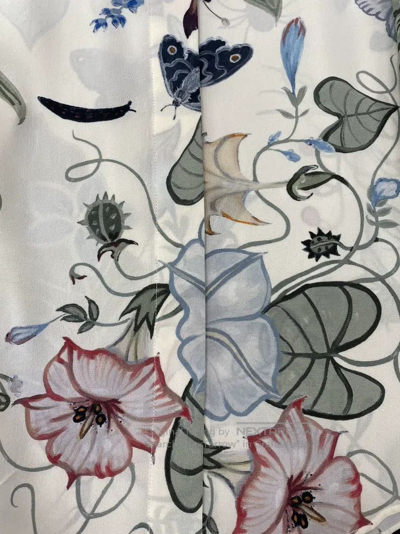 Gucci Gucci Floral printed silk shirt Size XS / US 0-2 / IT 36-38 - 2 Thumbnail