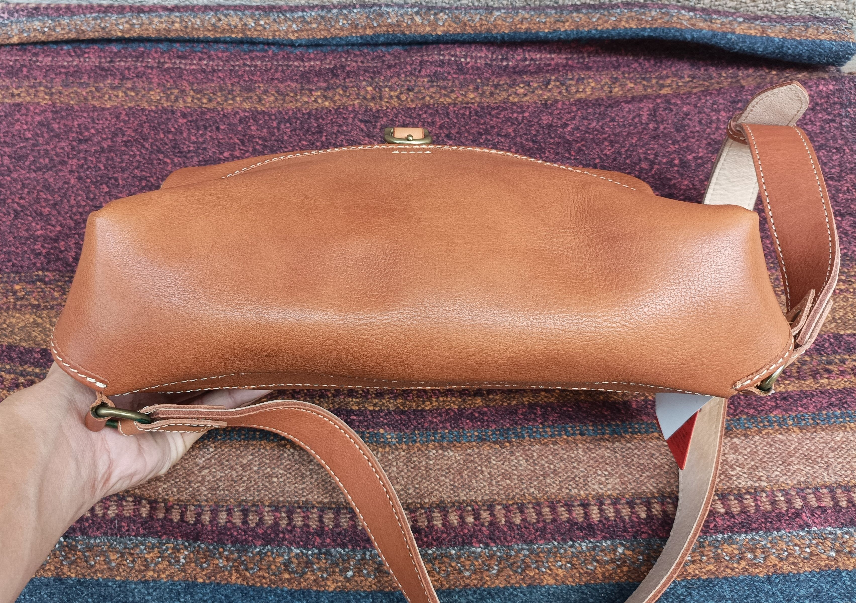 Japanese Brand (B48) Parley Tokyo Japanese Brand Leather Crossbody Bag Size ONE SIZE - 12 Thumbnail