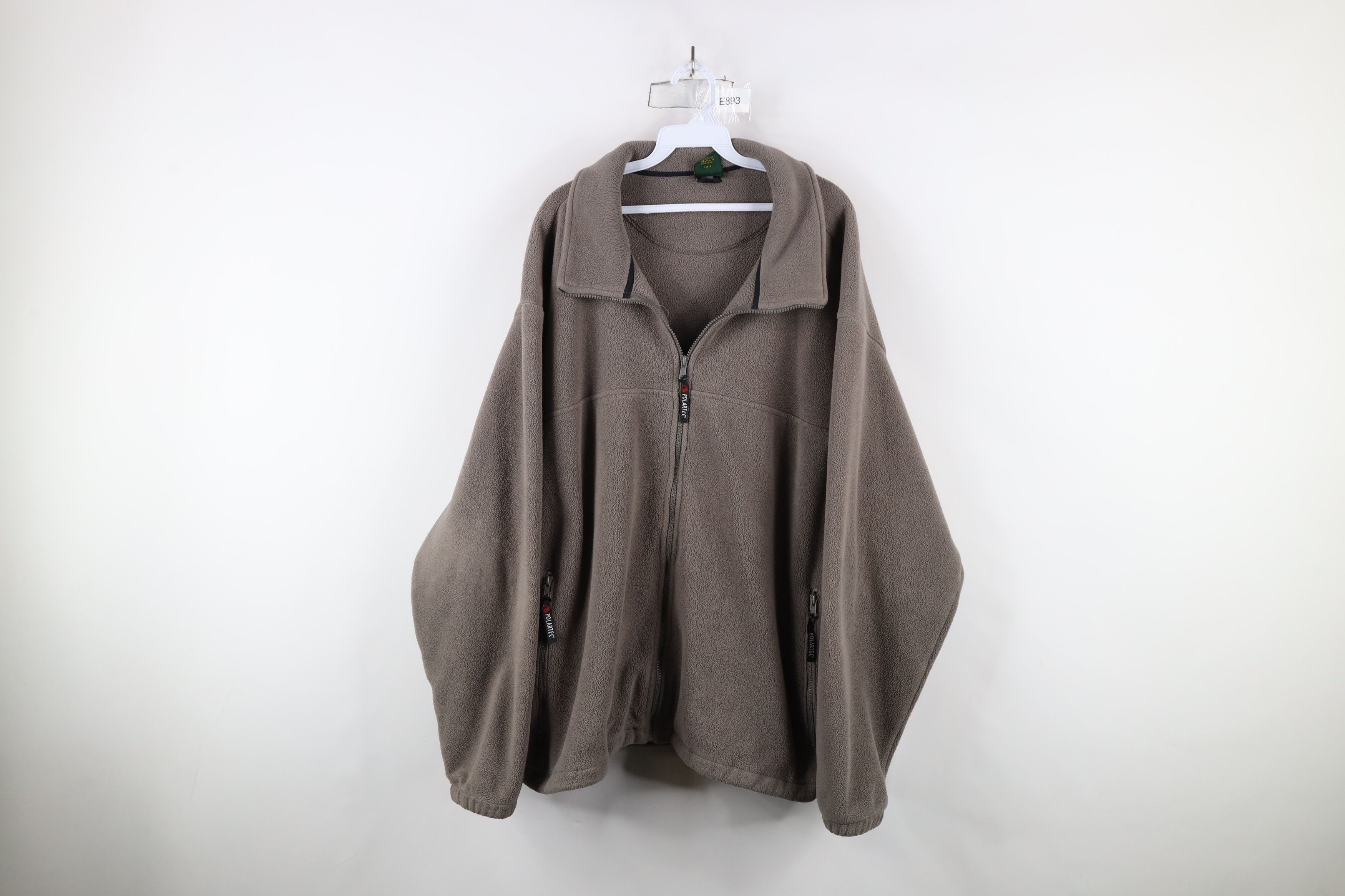Cabelas × Vintage Vintage 90s Cabelas Polartec Fleece Full Zip Jacket Gray Size US XXL / EU 58 / 5 - 1 Thumbnail