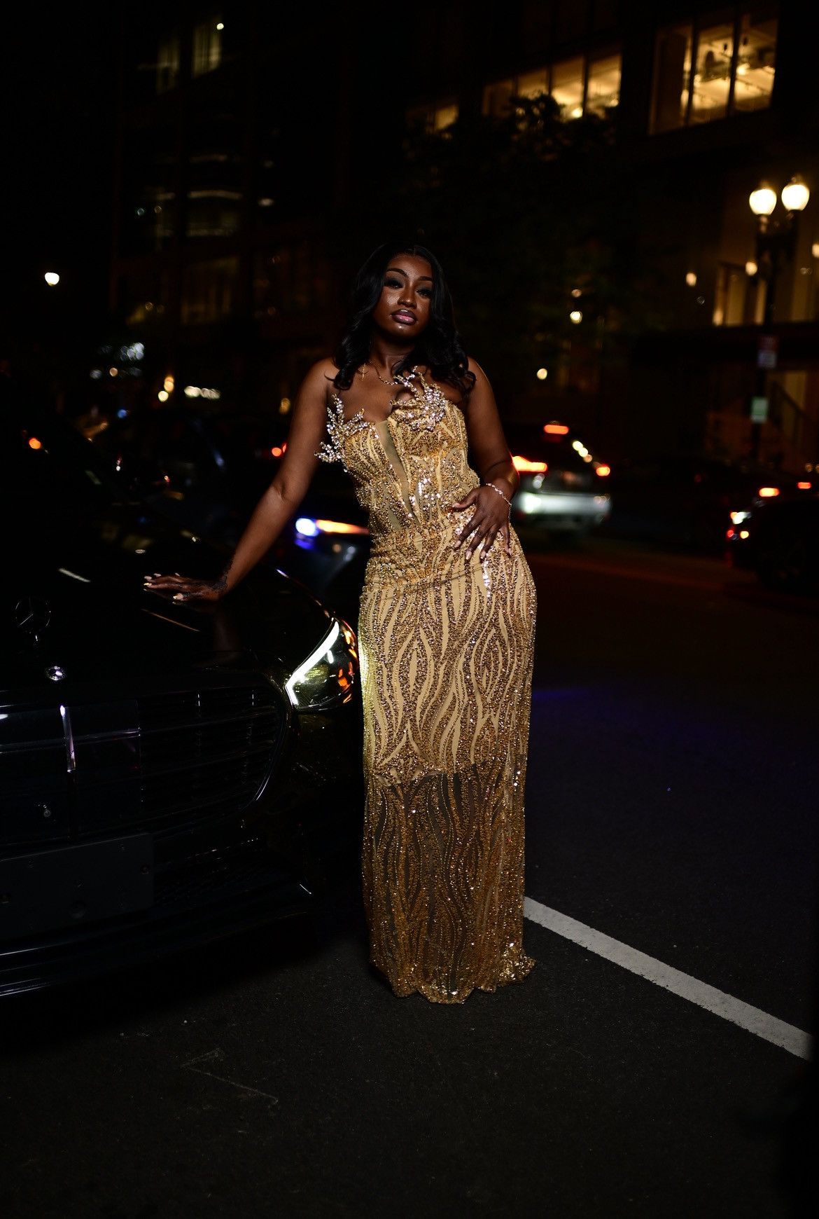 Other Custom Made Gold Prom Dress Size ONE SIZE - 2 Thumbnail