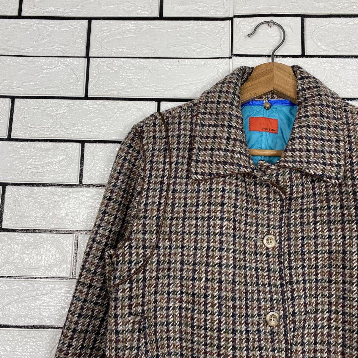 Harris Tweed 📌Vintage Wool Bomber Jacket Harris Tweed Tartan Design Size US M / EU 48-50 / 2 - 8 Thumbnail