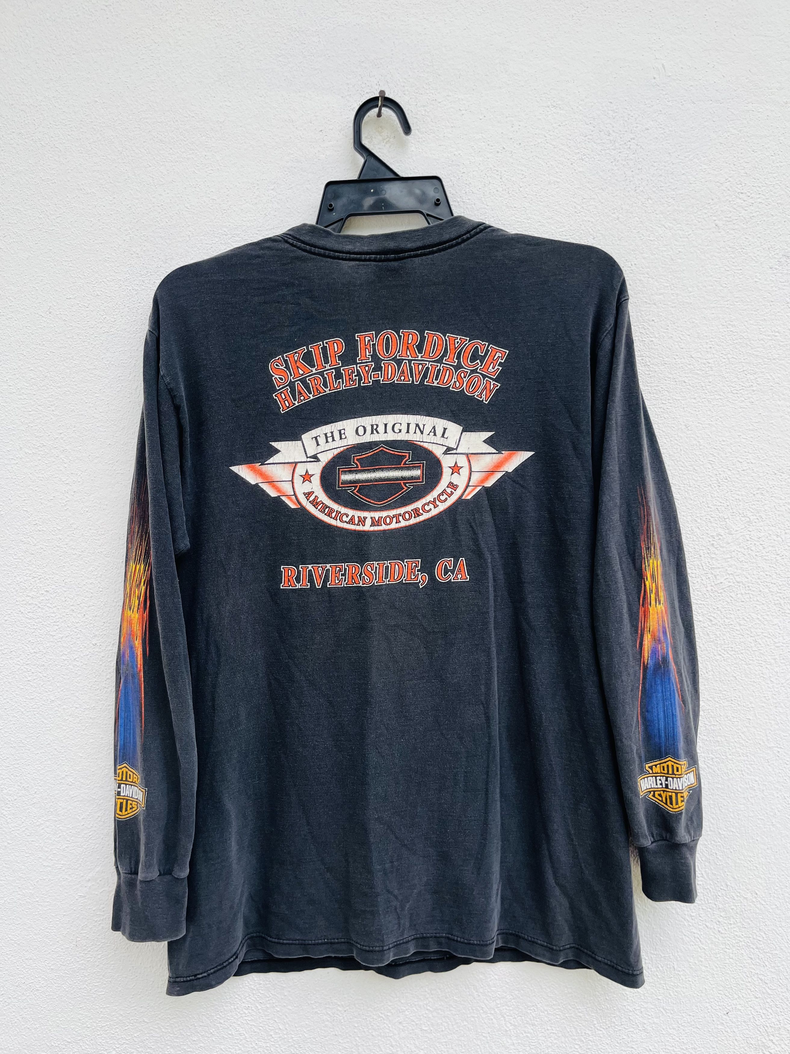 Harley Davidson Vintage Harley Davidson Motorcycle Fashion Style Size US M / EU 48-50 / 2 - 2 Thumbnail