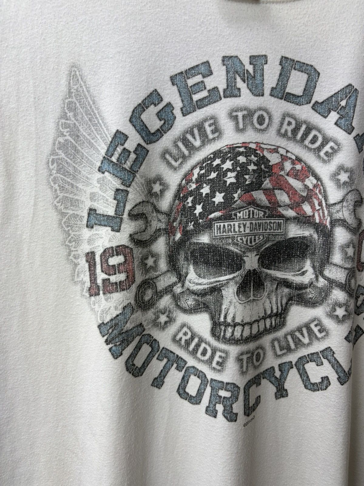Harley Davidson Harley-Davidson Long Sleeve Tee Biker Graphic 90s–Y2K Moto Size US L / EU 52-54 / 3 - 11 Thumbnail
