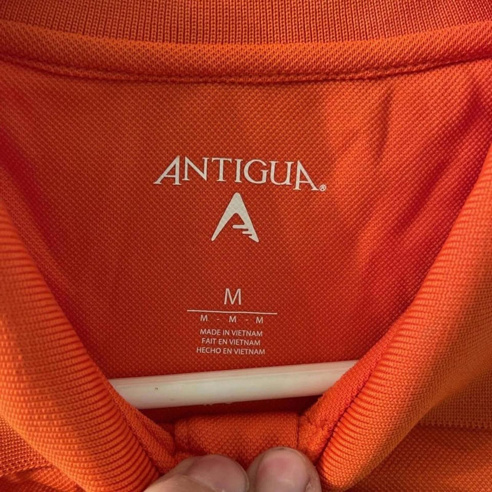 Antigua Antigua Denver Broncos Polo Shirt - Orange - Size M Size ONE SIZE - 2 Thumbnail