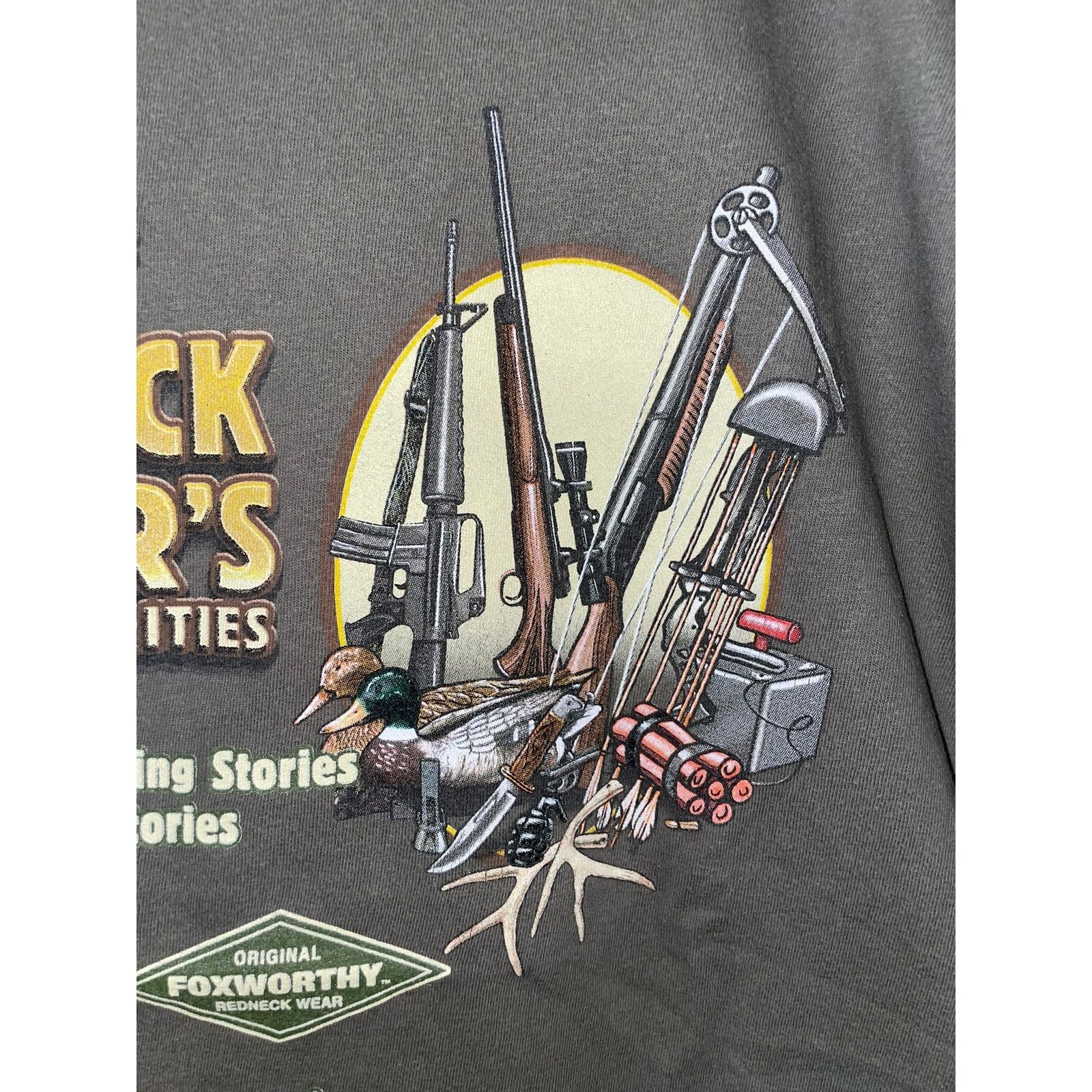 Vintage Vintage Jeff Foxworthy Shirt Redneck Hunters Top Ten Tee XL Size US XL / EU 56 / 4 - 3 Thumbnail