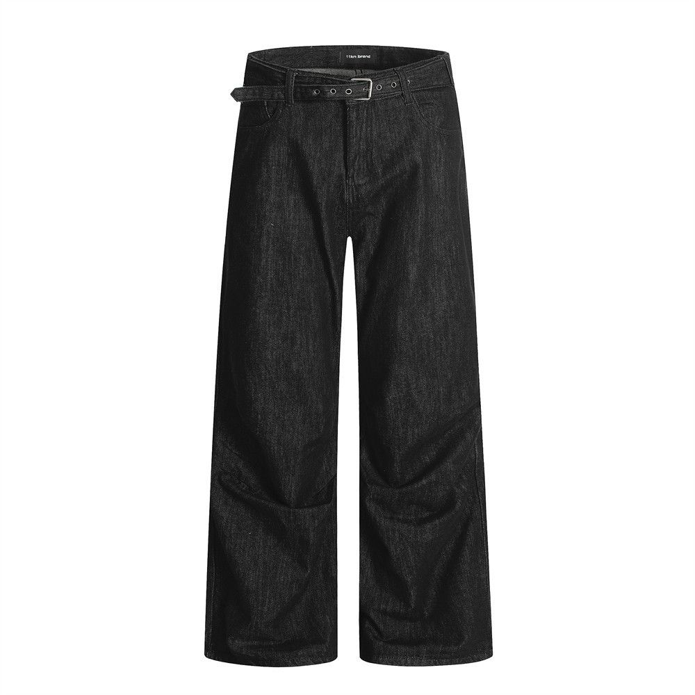Japanese Brand × Jean Men's American solid color loose straight wide-leg jeans Size US 32 / EU 48 - 1 Thumbnail