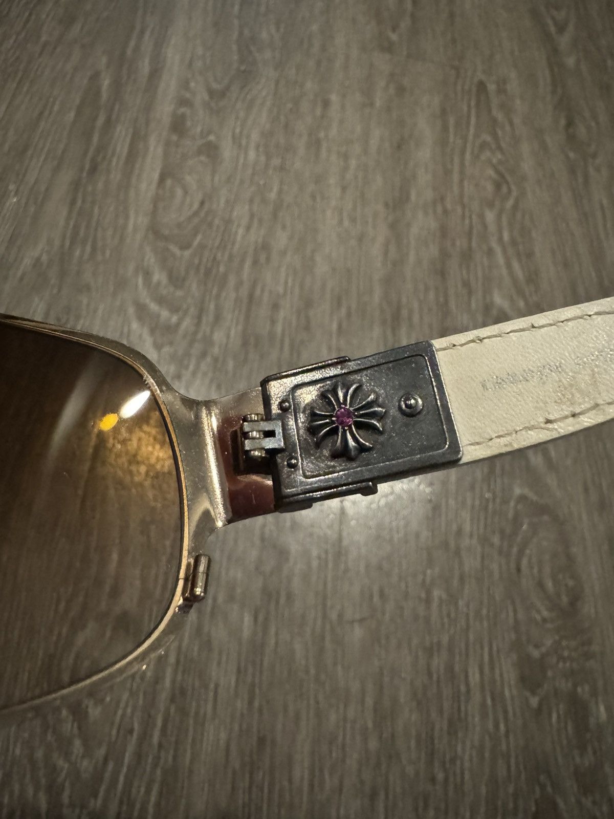 Chrome Hearts Chrome Hearts Diamond + Ruby Deviant Sunglasses Size ONE SIZE - 7 Thumbnail