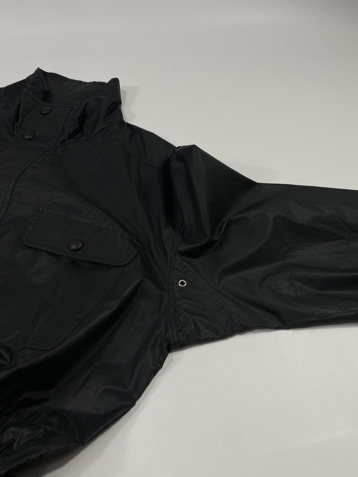 LASTDROP🔥 Vintage 90s Valentino Rubber Jacket Nylon Raincoat