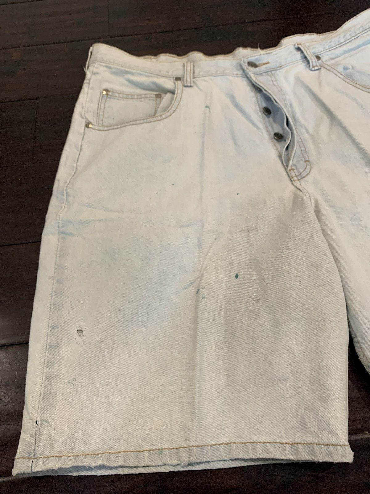 Vintage 90s Britiania denim shorts Size US 38 / EU 54 - 2 Thumbnail