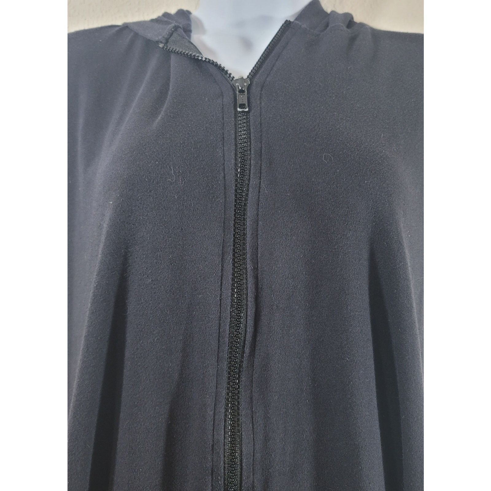 Other Wear Abouts Black Full Zip Sleeveless Hoodie Large Size L / US 10 / IT 46 - 5 Thumbnail