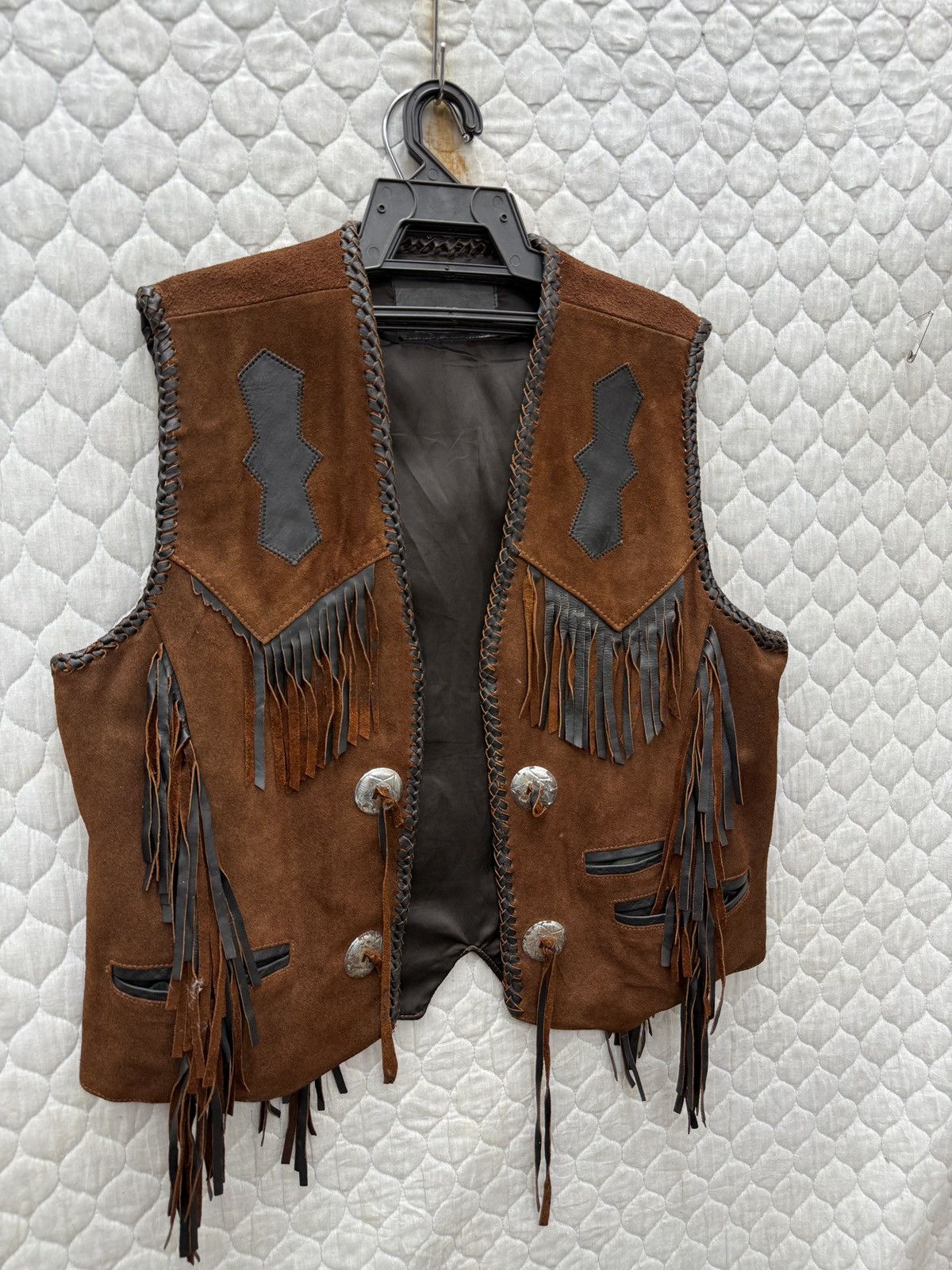 Cowboy Equipment 🔥🔥🔥ARCHIVE VINTAGE LEATHER VEST Size US M / EU 48-50 / 2 - 2 Thumbnail