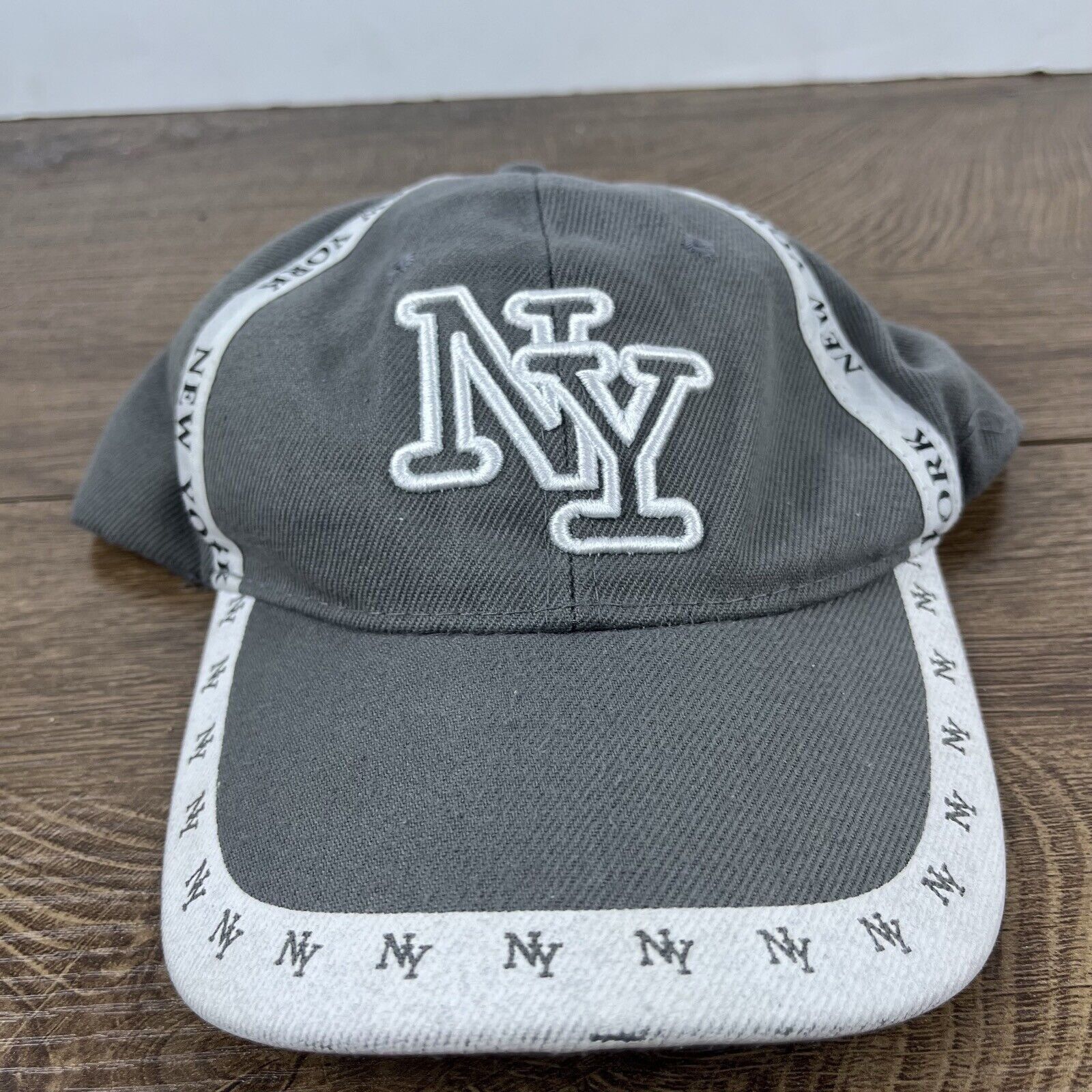 Other New York Hat Gray New York Cap Hat Gray Adjustable Hat Gray Size ONE SIZE - 5 Thumbnail