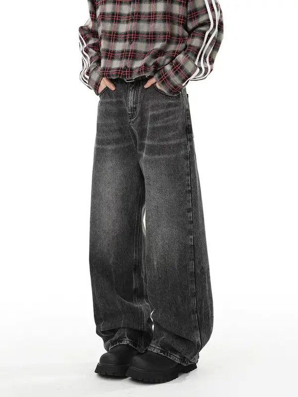 VIBE Washed street hip hop Y2K baggy vintage jeans Size US 34 / EU 50 - 8 Thumbnail