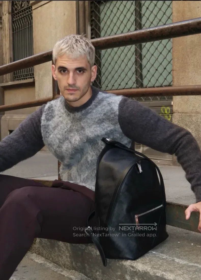 Fendi Fendi Men's Sweater, Smoke Gray, Made of a Blend of Malach Size US M / EU 48-50 / 2 - 8 Thumbnail