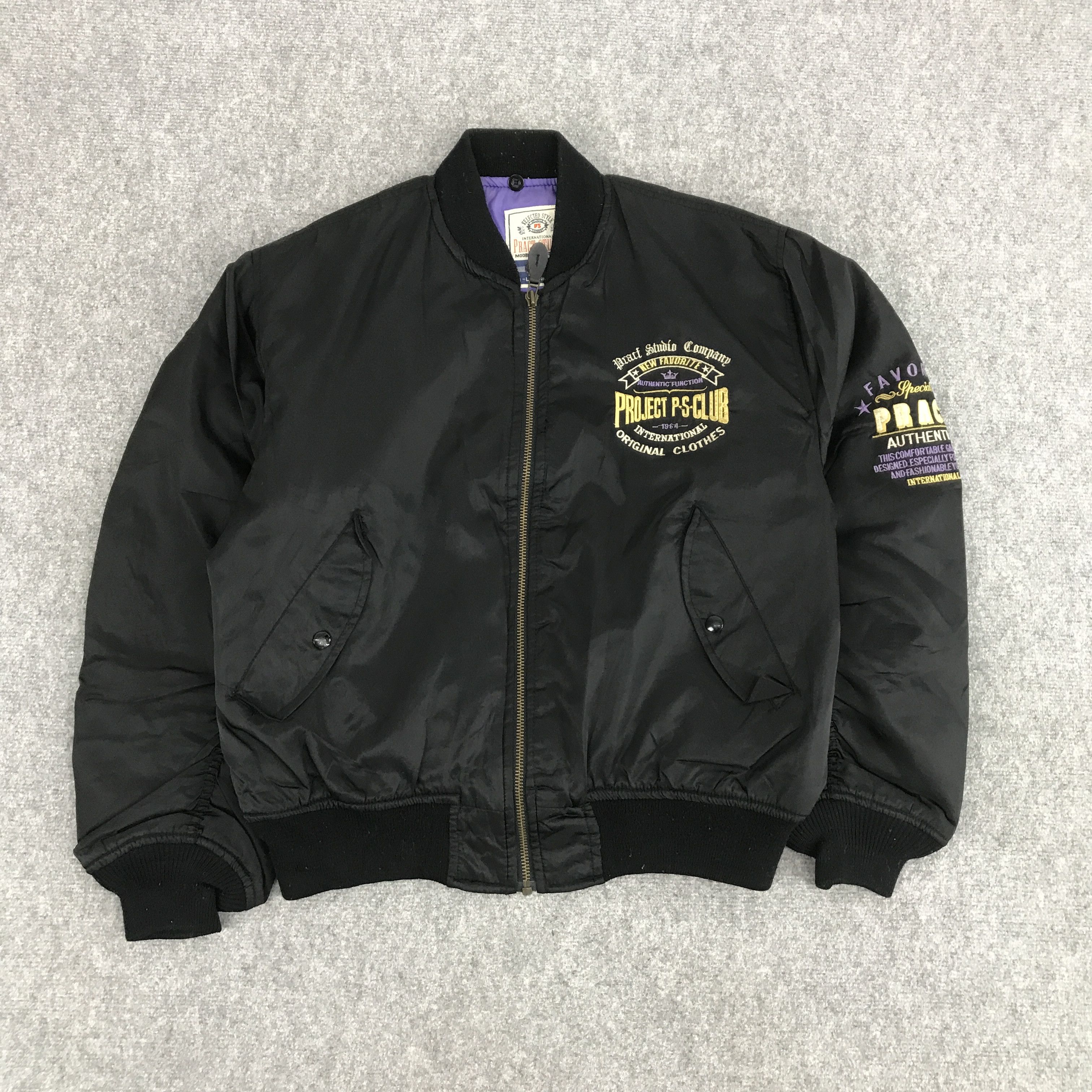 Japanese Brand SPACIAL PRACT AUTHENTIC BOMBER JACKET Size US L / EU 52-54 / 3 - 1 Thumbnail